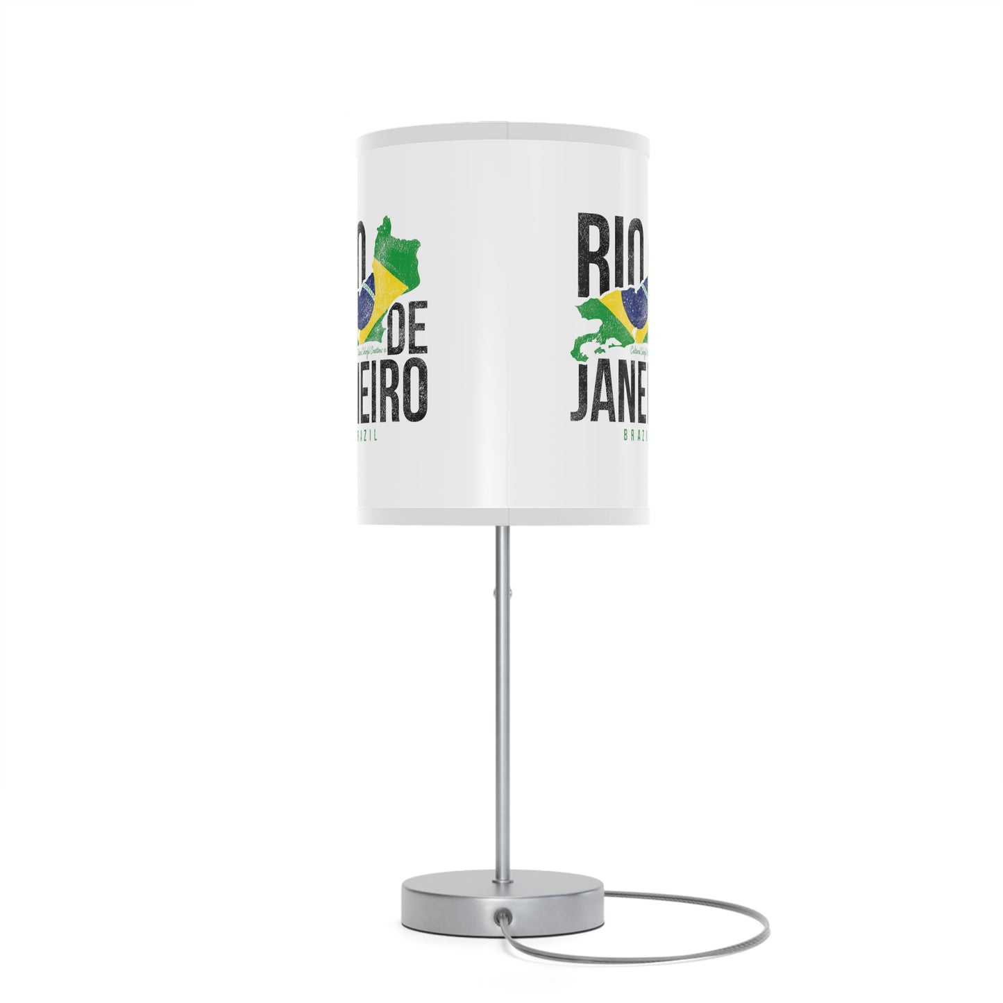 Brazil Flag Lamp on a Stand, US|CA plug