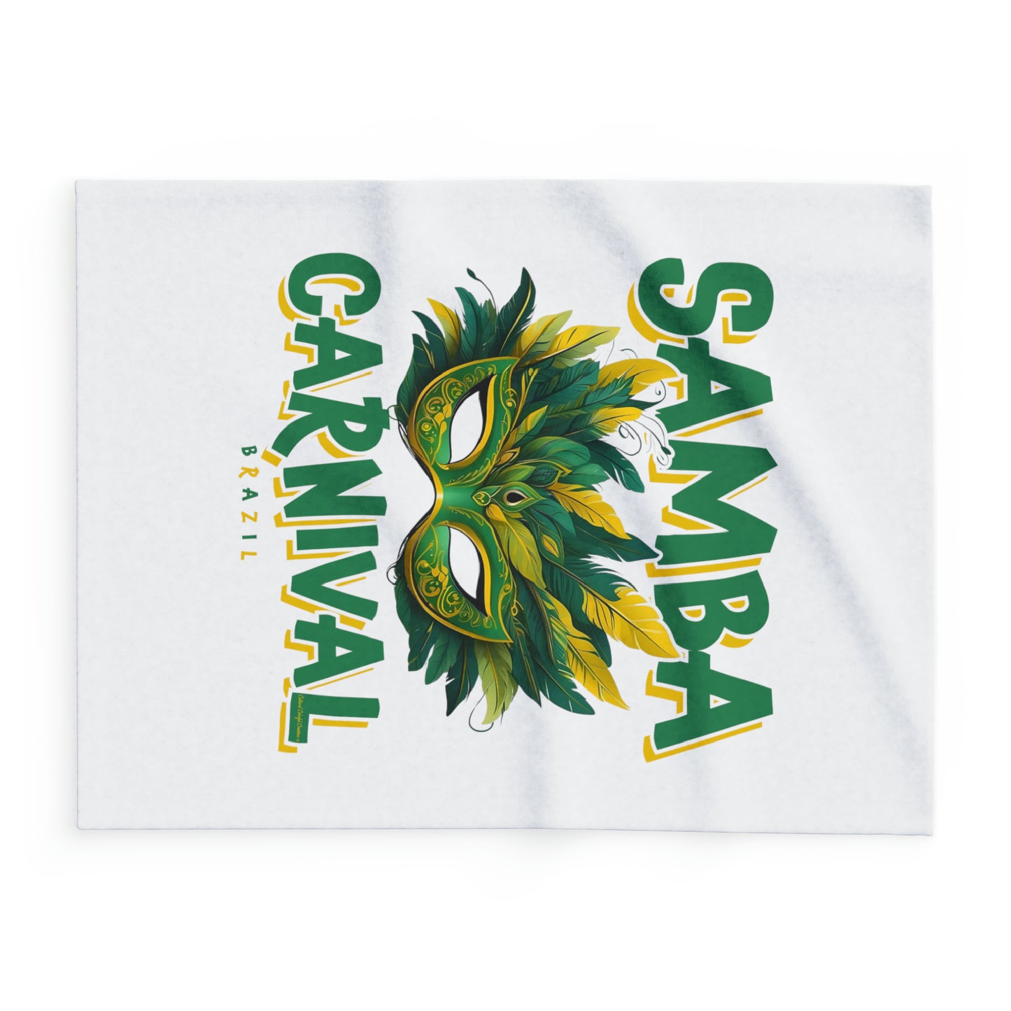 Samba Rio de Janeiro Carnival Arctic Fleece Blanket