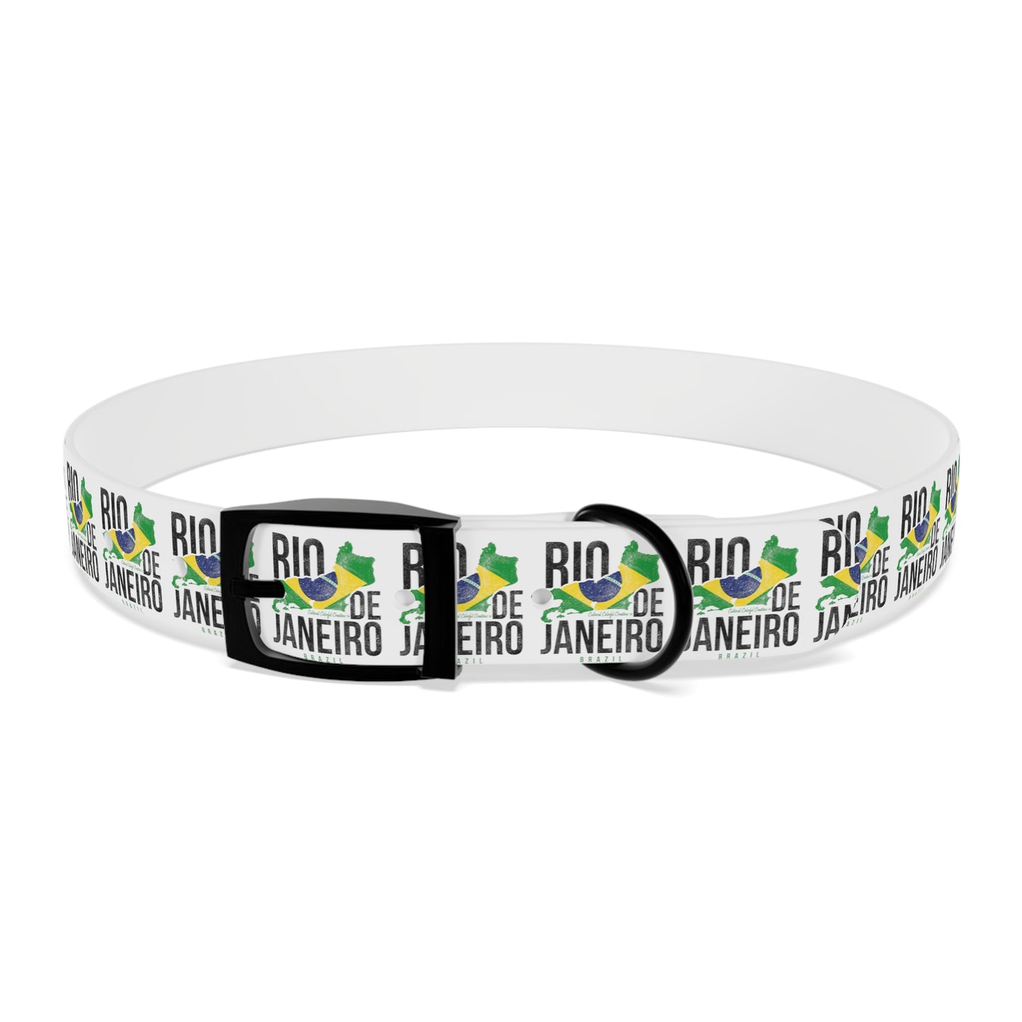 Brazil Flag Dog Collar