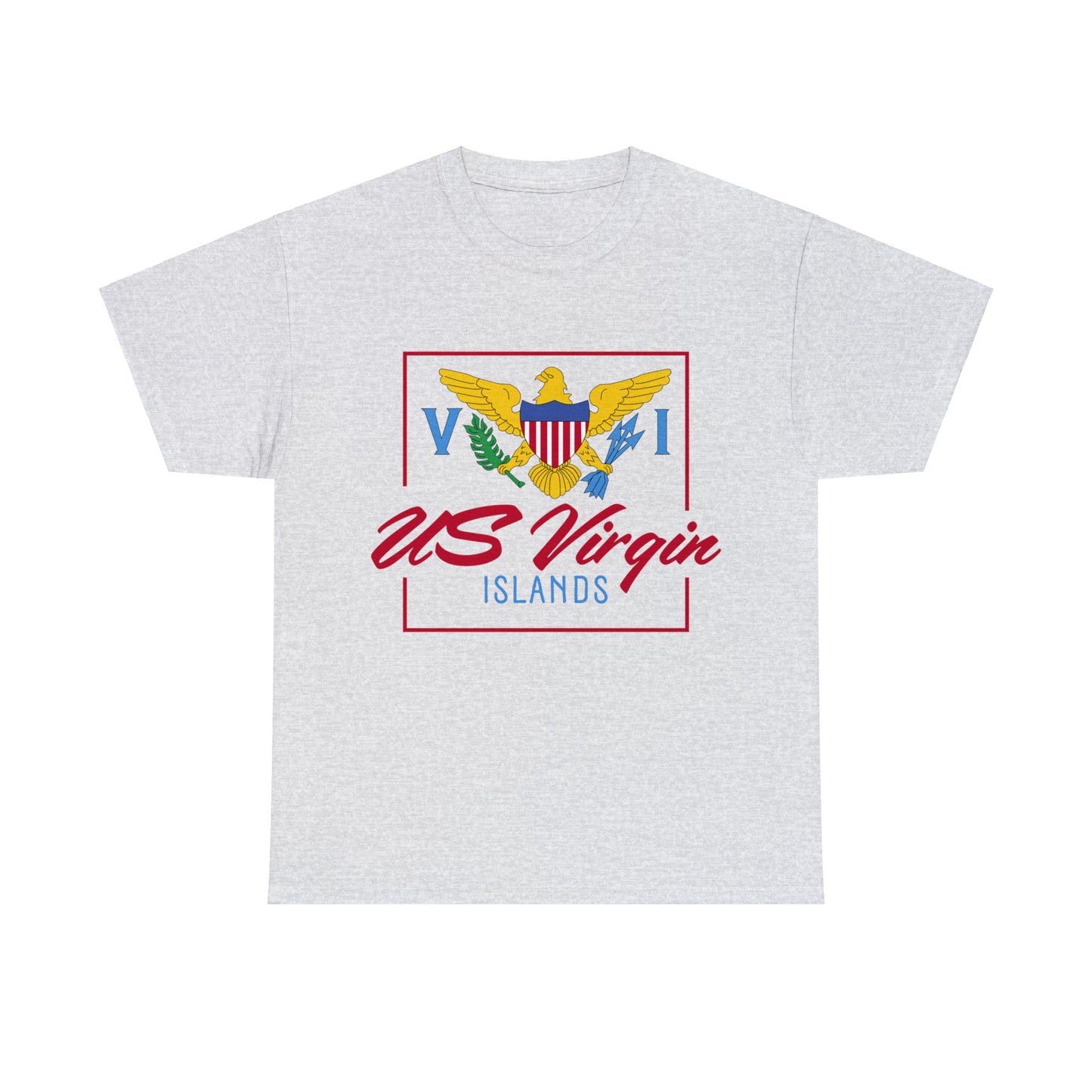 US Virgin Islands Unisex Heavy Cotton Tee