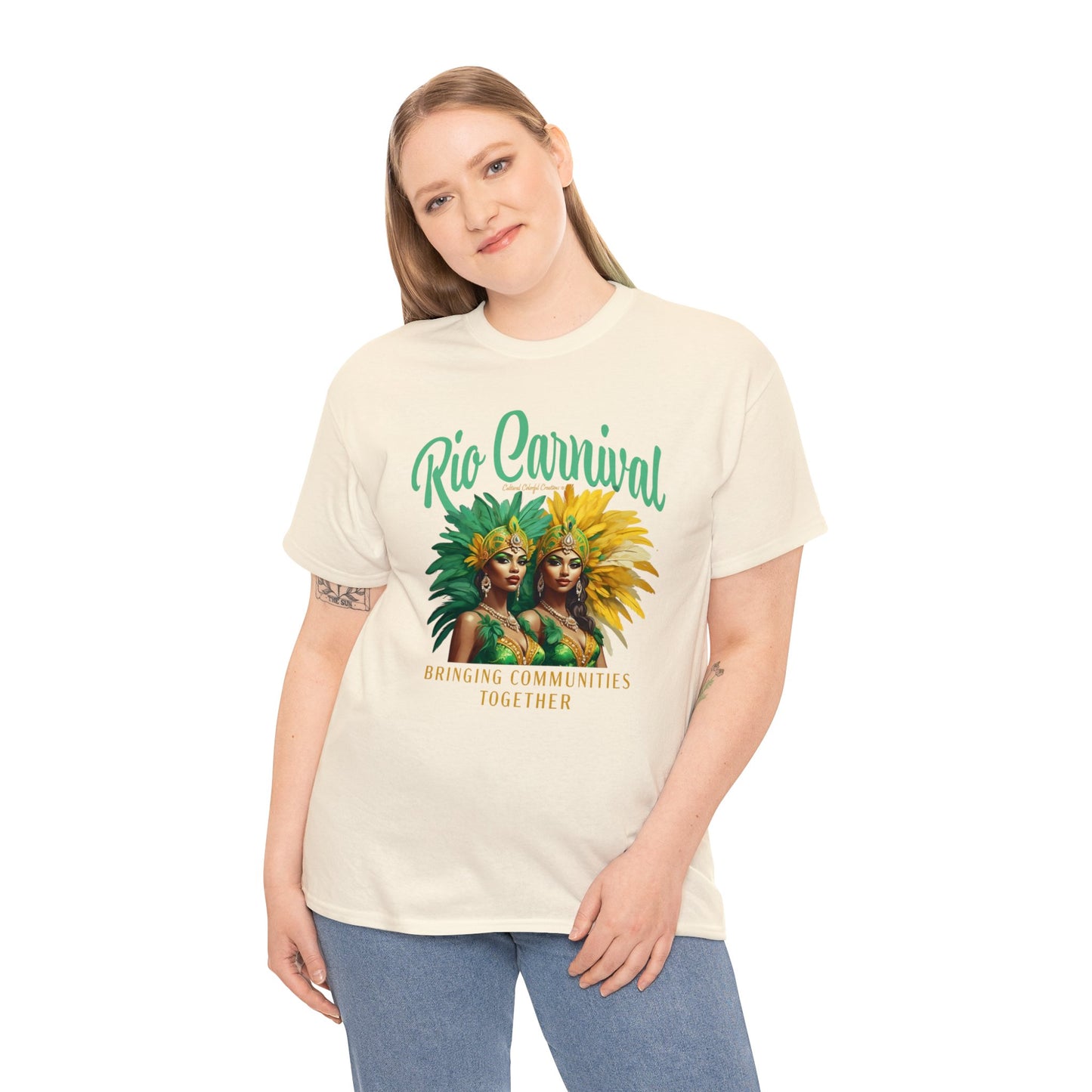 Rio de Janeiro Carnival Together Unisex Heavy Cotton Tee