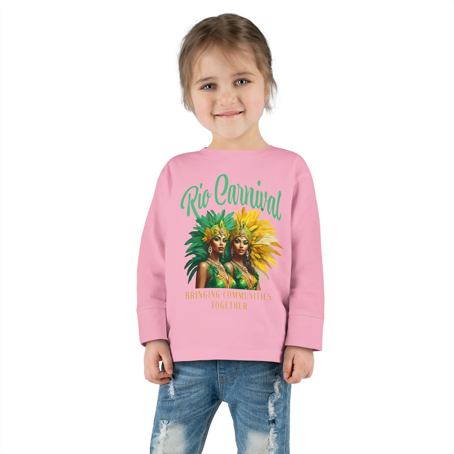 Rio de Janeiro Carnival Together Toddler Long Sleeve Tee