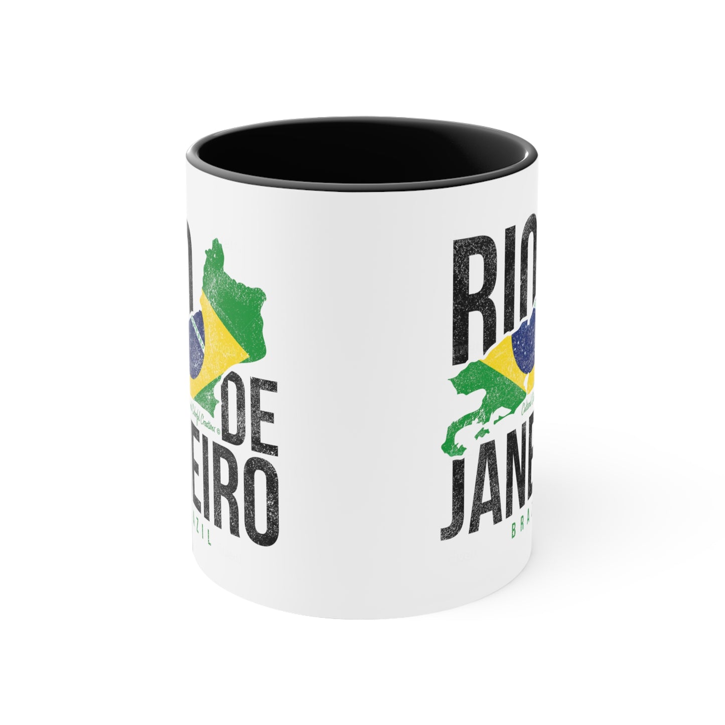 Brazil Flag Accent Coffee Mug, 11oz