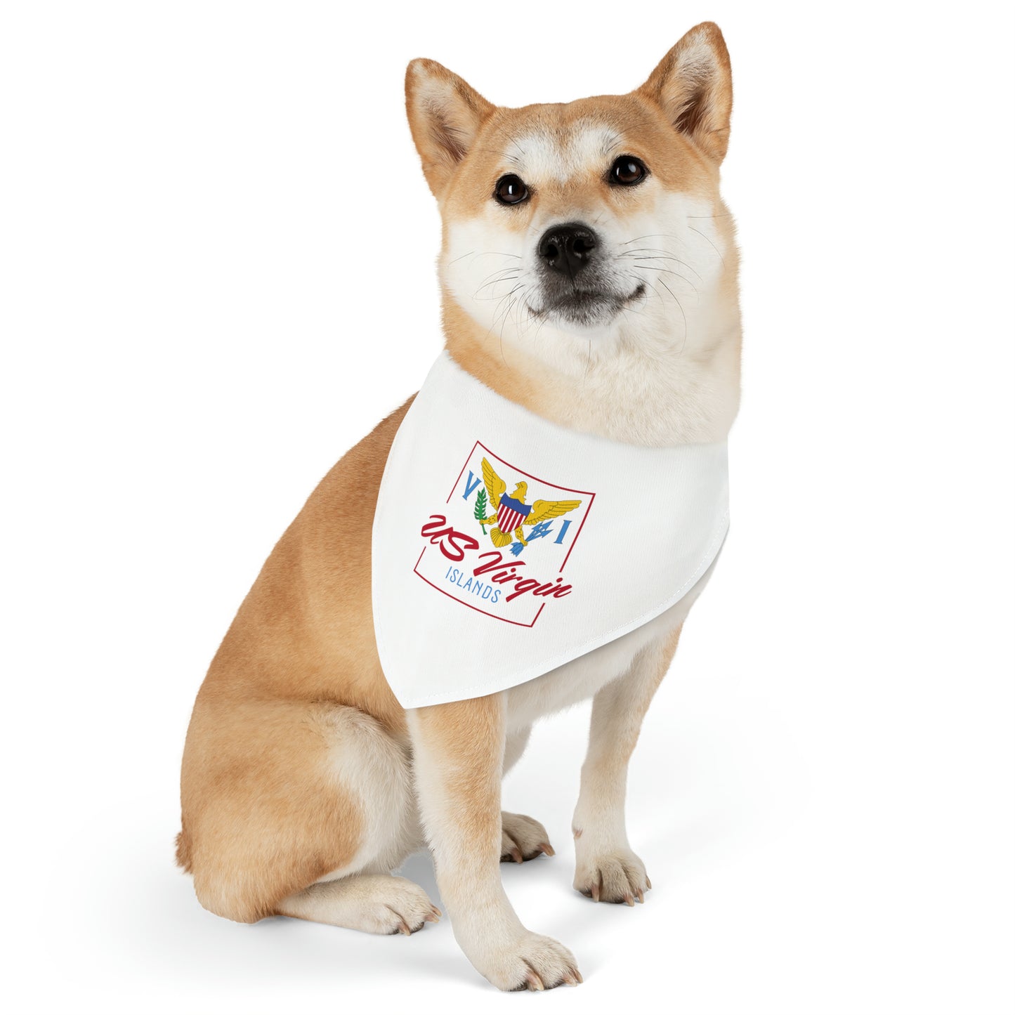 US Virgin Islands Pet Bandana Collar