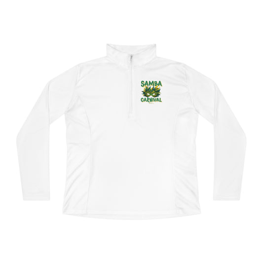 Samba Rio de Janeiro Carnival Ladies Quarter-Zip Pullover