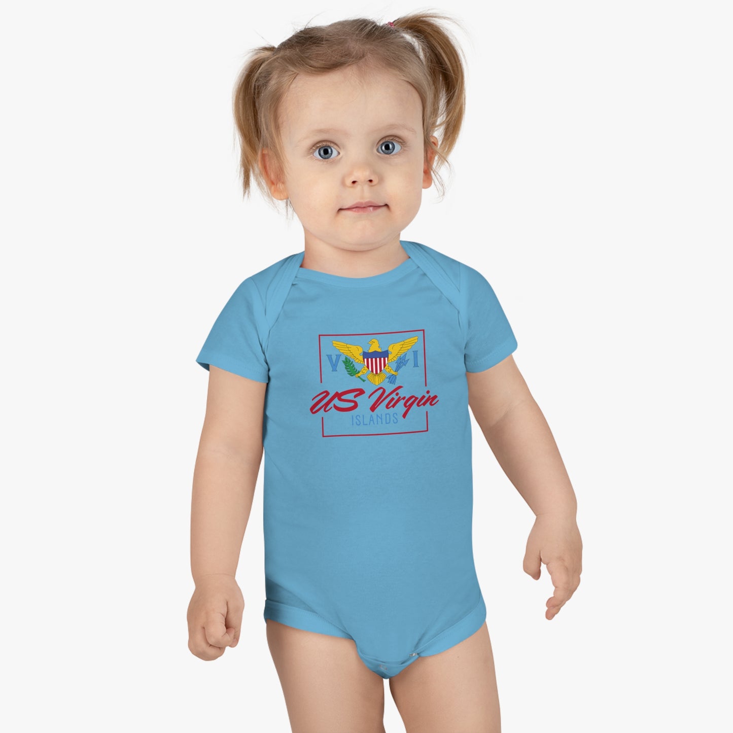 US Virgin Islands Baby Short Sleeve Onesie®