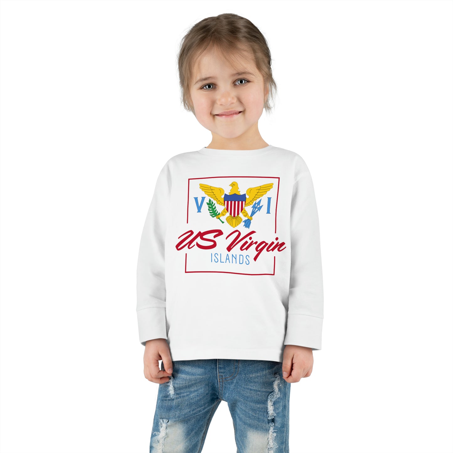 US Virgin Islands Toddler Long Sleeve Tee