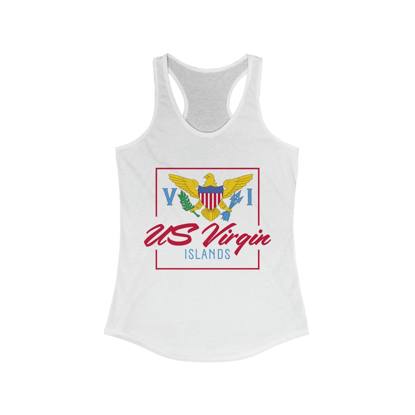 US Virgin Islands Women's Ideal Racerback Tank