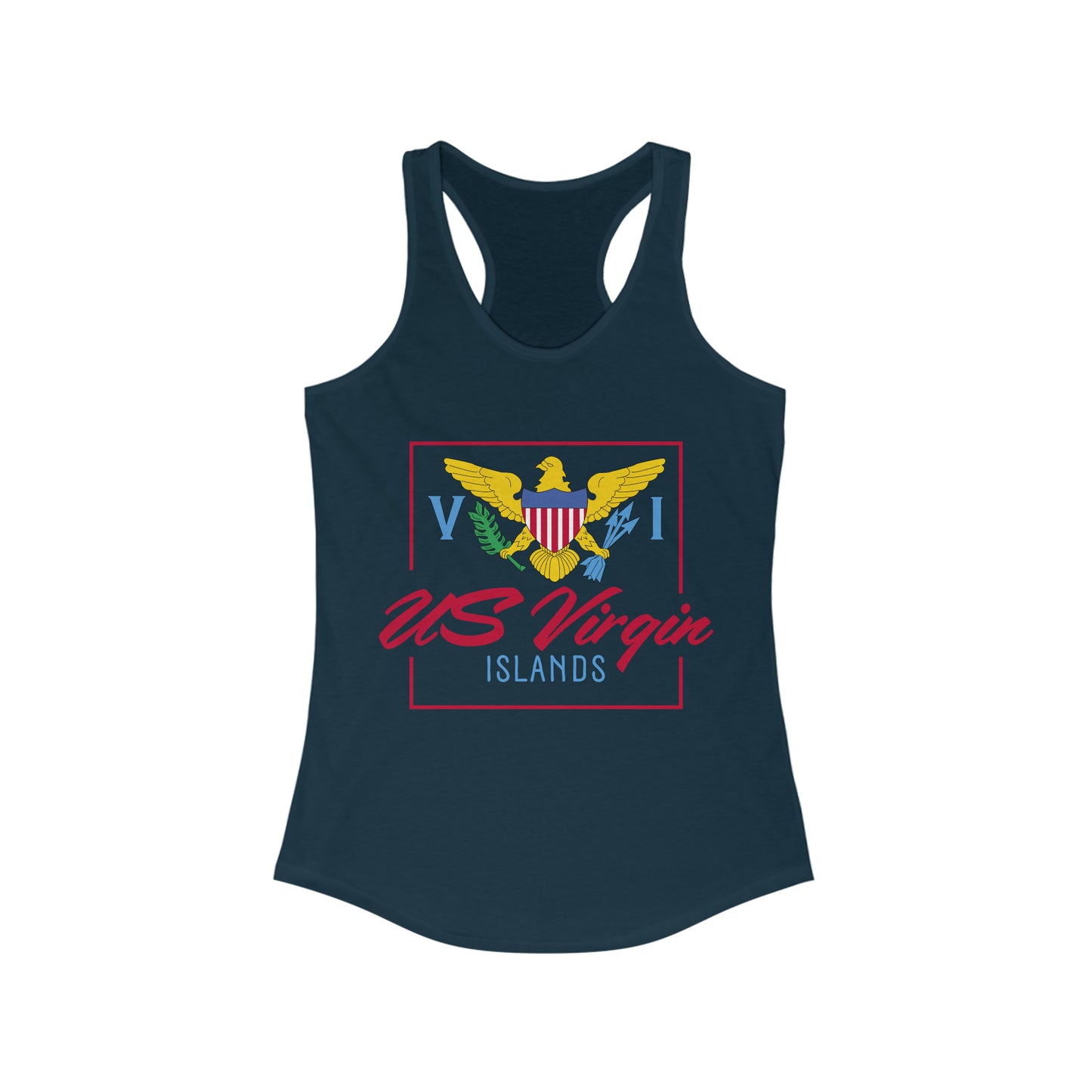 US Virgin Islands Women's Ideal Racerback Tank