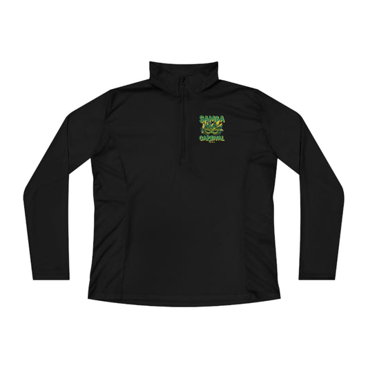 Samba Carnival Ladies Quarter-Zip Pullover