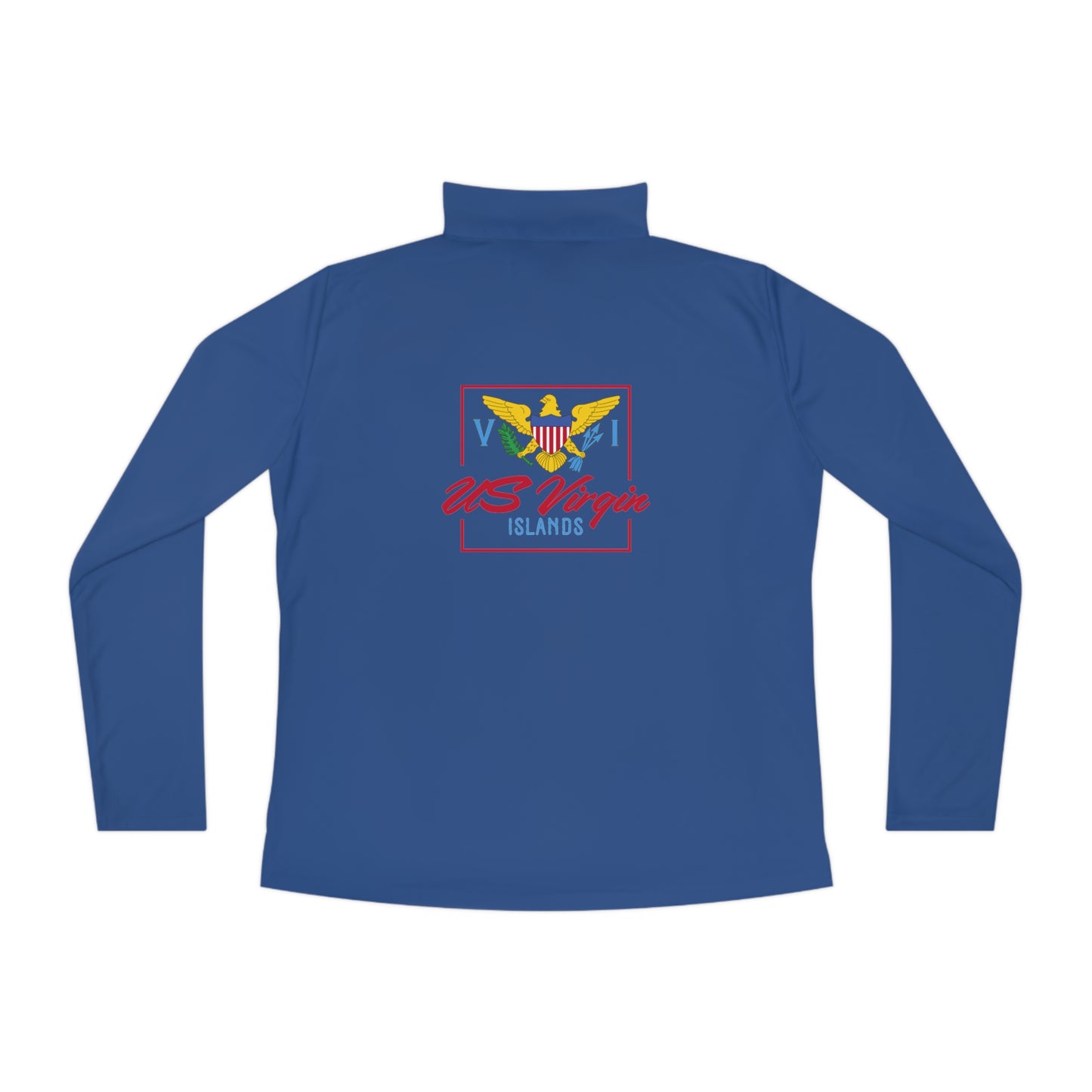 US Virgin Islands Ladies Quarter-Zip Pullover