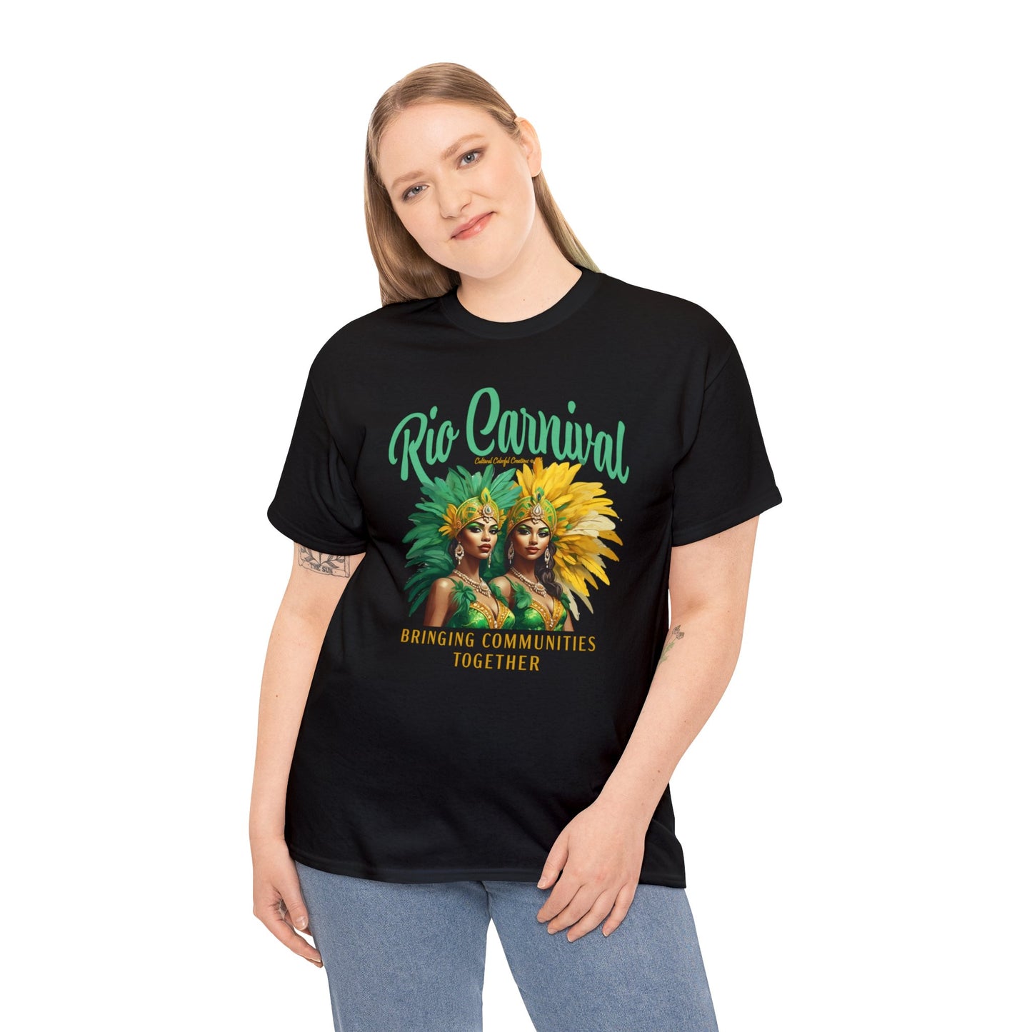 Rio de Janeiro Carnival Together Unisex Heavy Cotton Tee