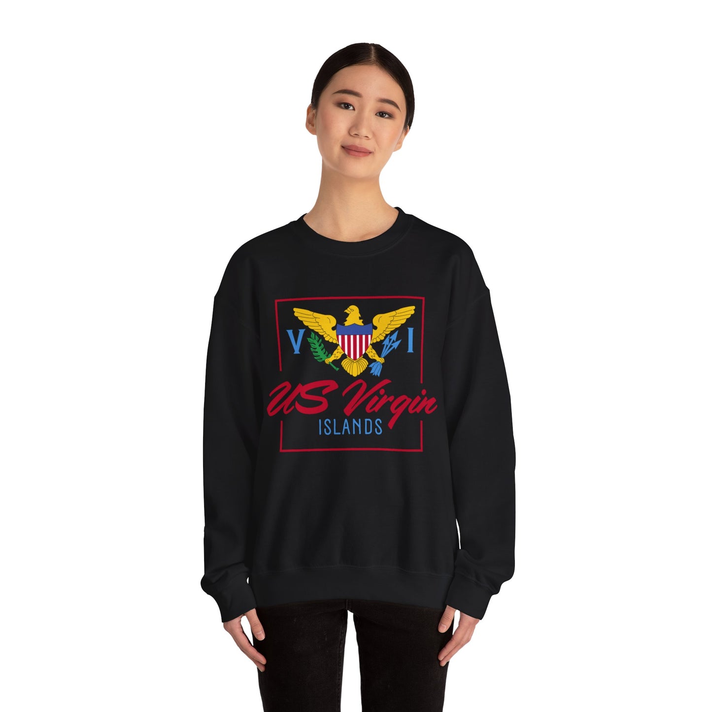 US Virgin Islands Unisex Heavy Blend™ Crewneck Sweatshirt