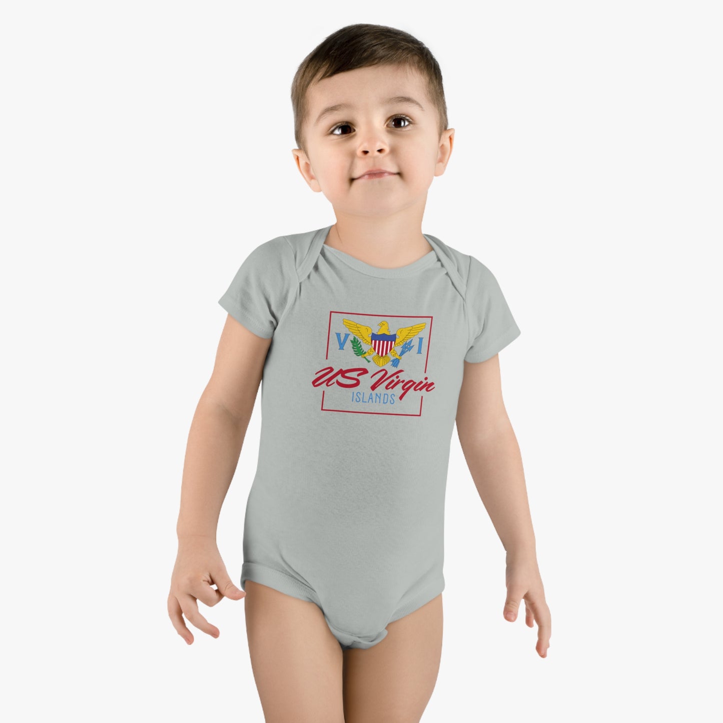 US Virgin Islands Baby Short Sleeve Onesie®