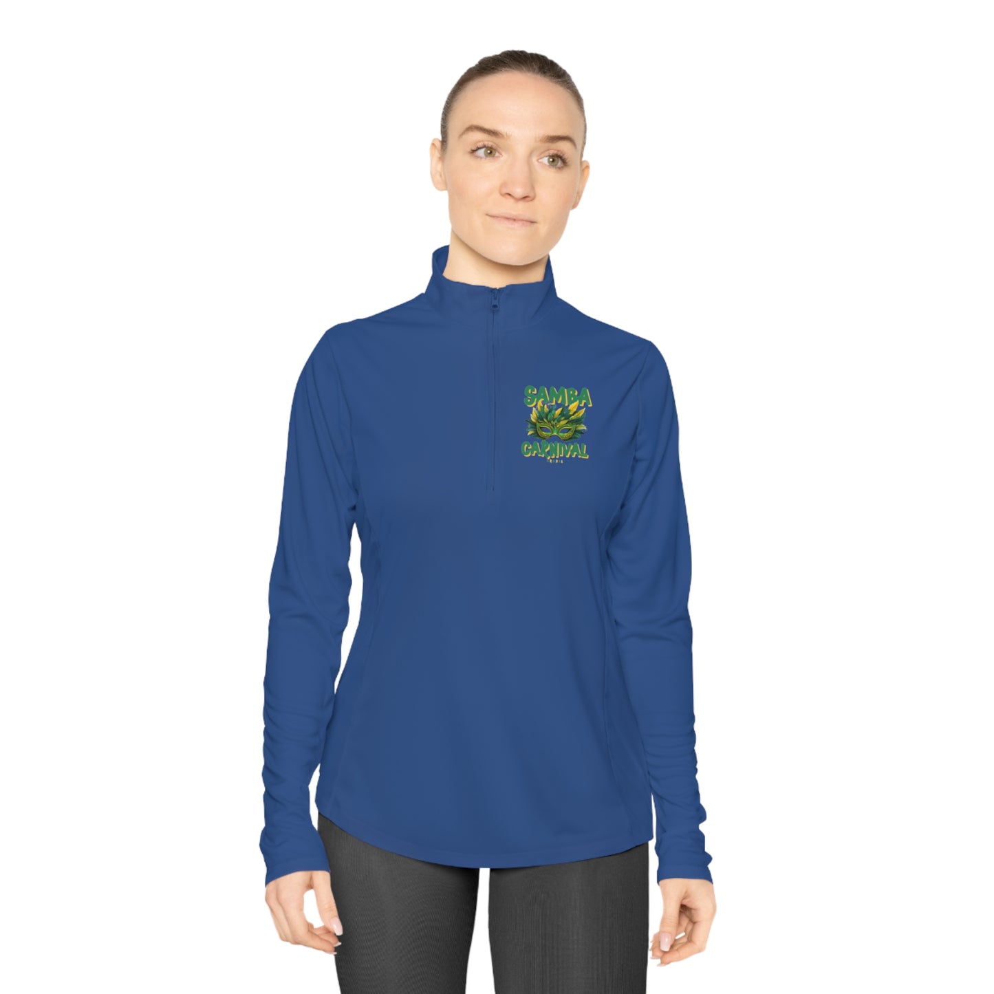 Samba Carnival Ladies Quarter-Zip Pullover