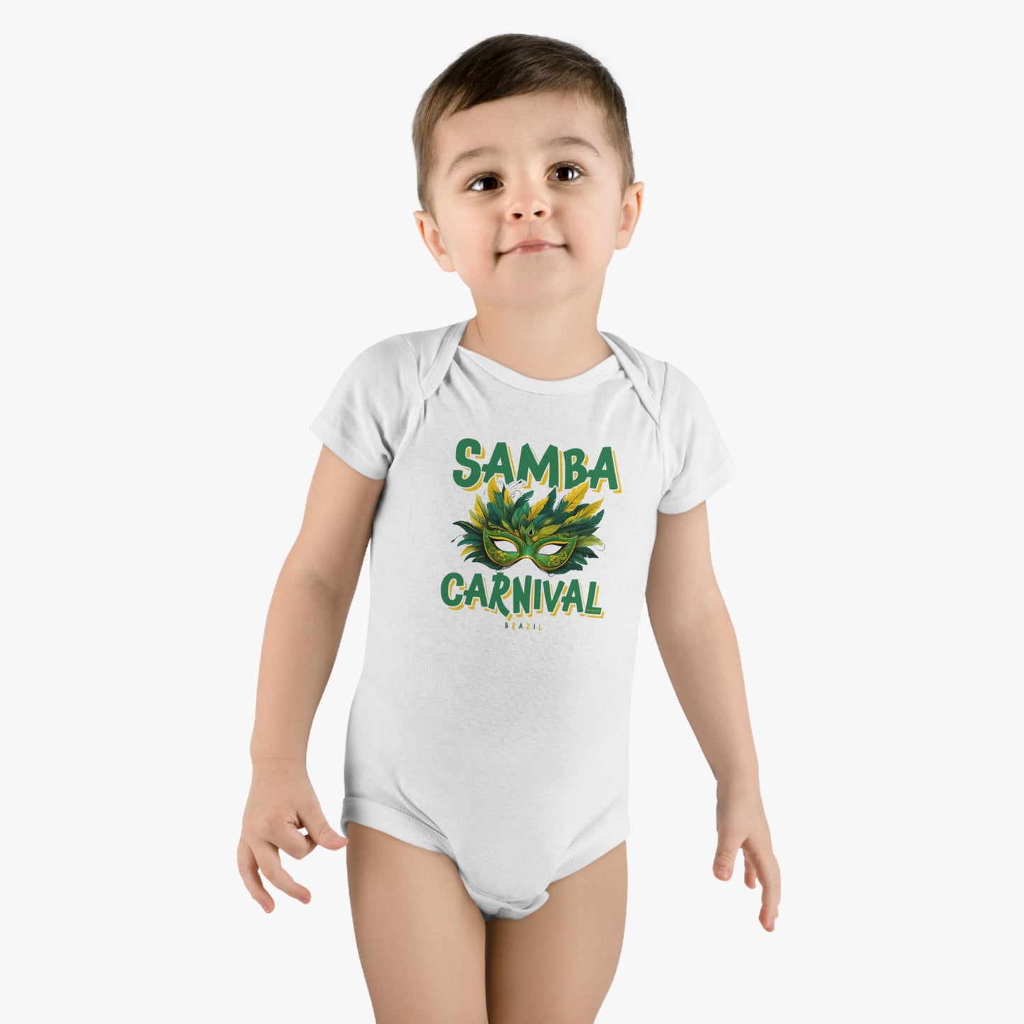 Samba Rio de Janeiro Carnival Baby Short Sleeve Onesie®