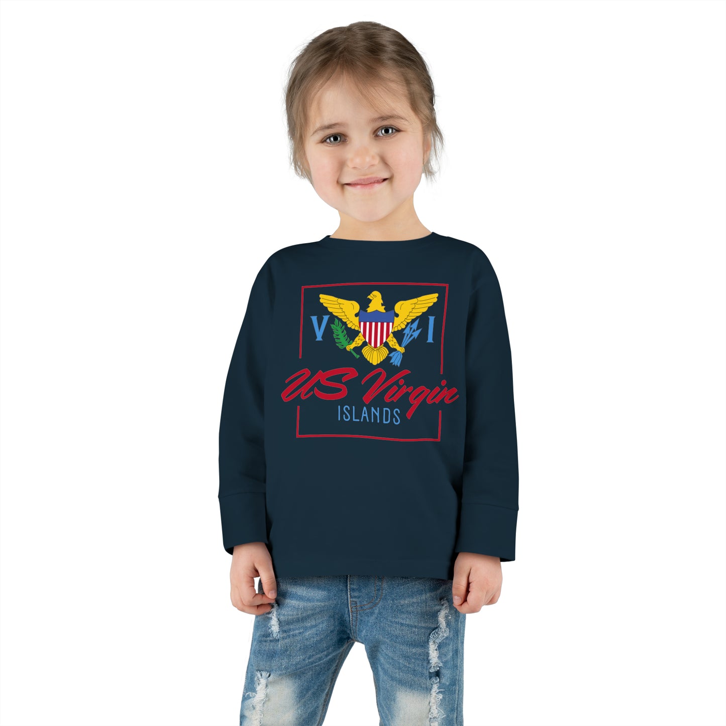 US Virgin Islands Toddler Long Sleeve Tee