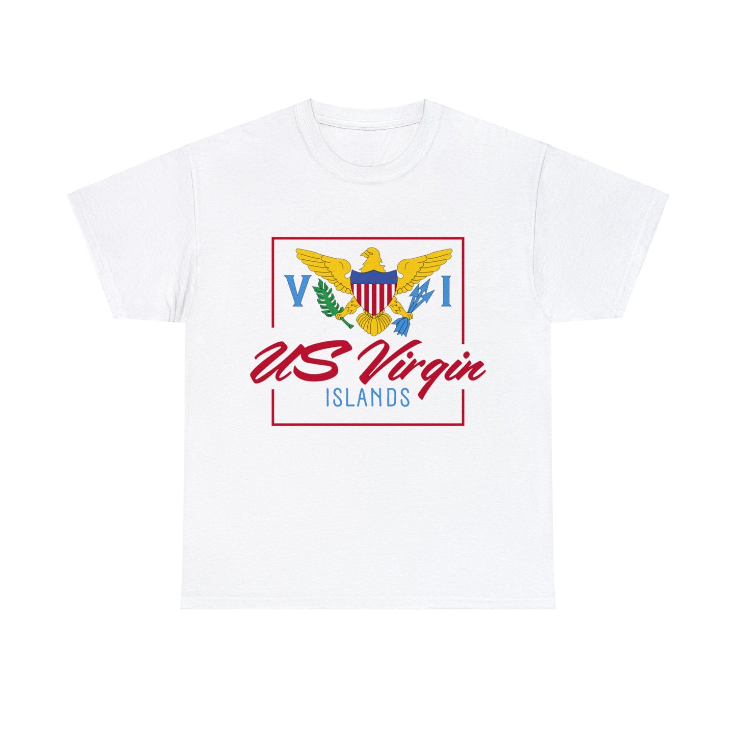 US Virgin Islands Unisex Heavy Cotton Tee