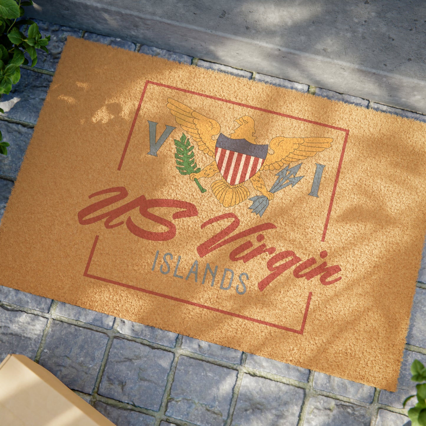 US Virgin Islands Doormat