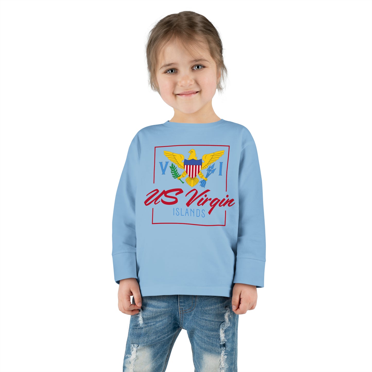 US Virgin Islands Toddler Long Sleeve Tee