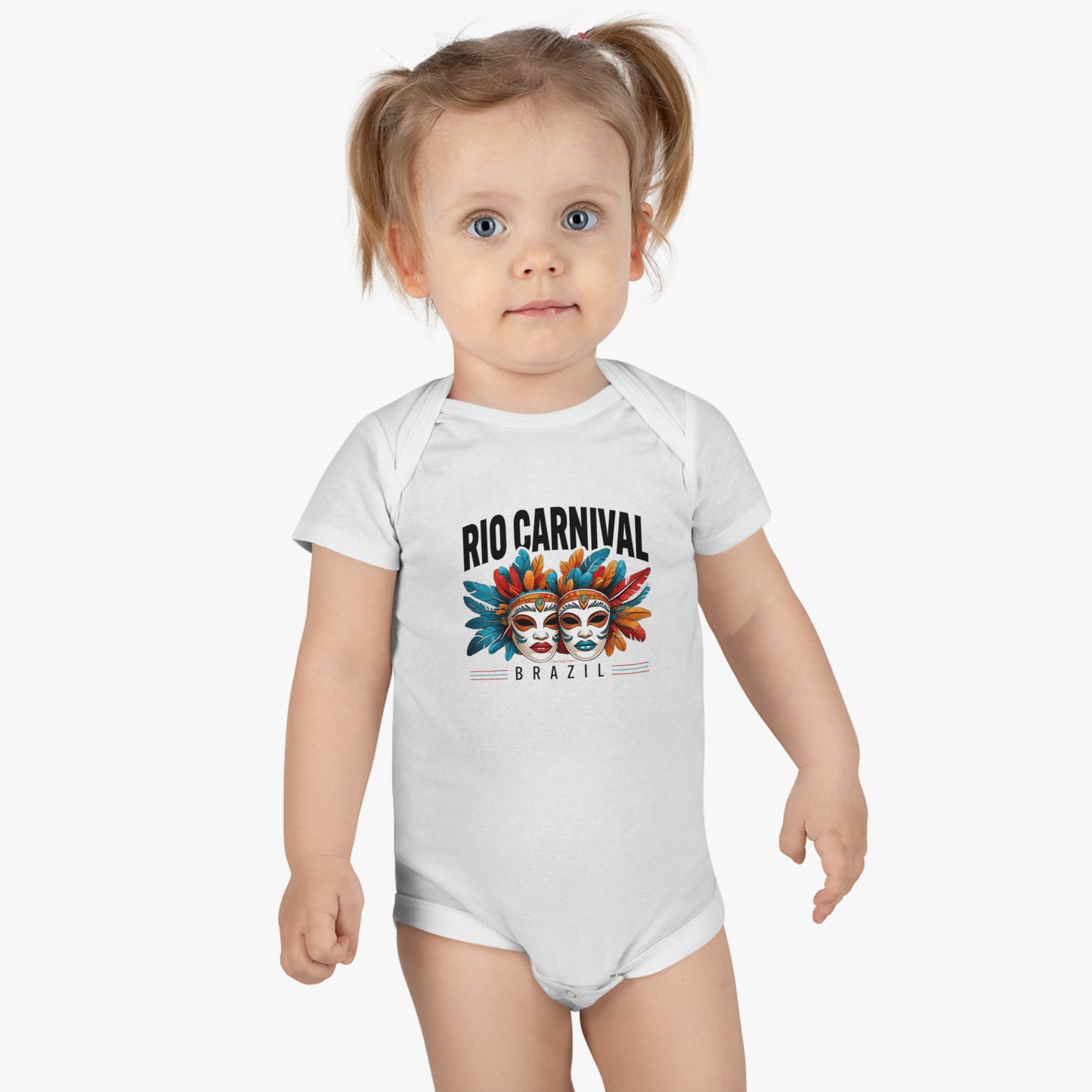 Rio de Janeiro Carnival Baby Short Sleeve Onesie®