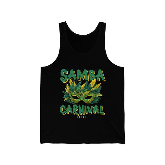 Samba Rio de Janeiro Carnival Unisex Jersey Tank