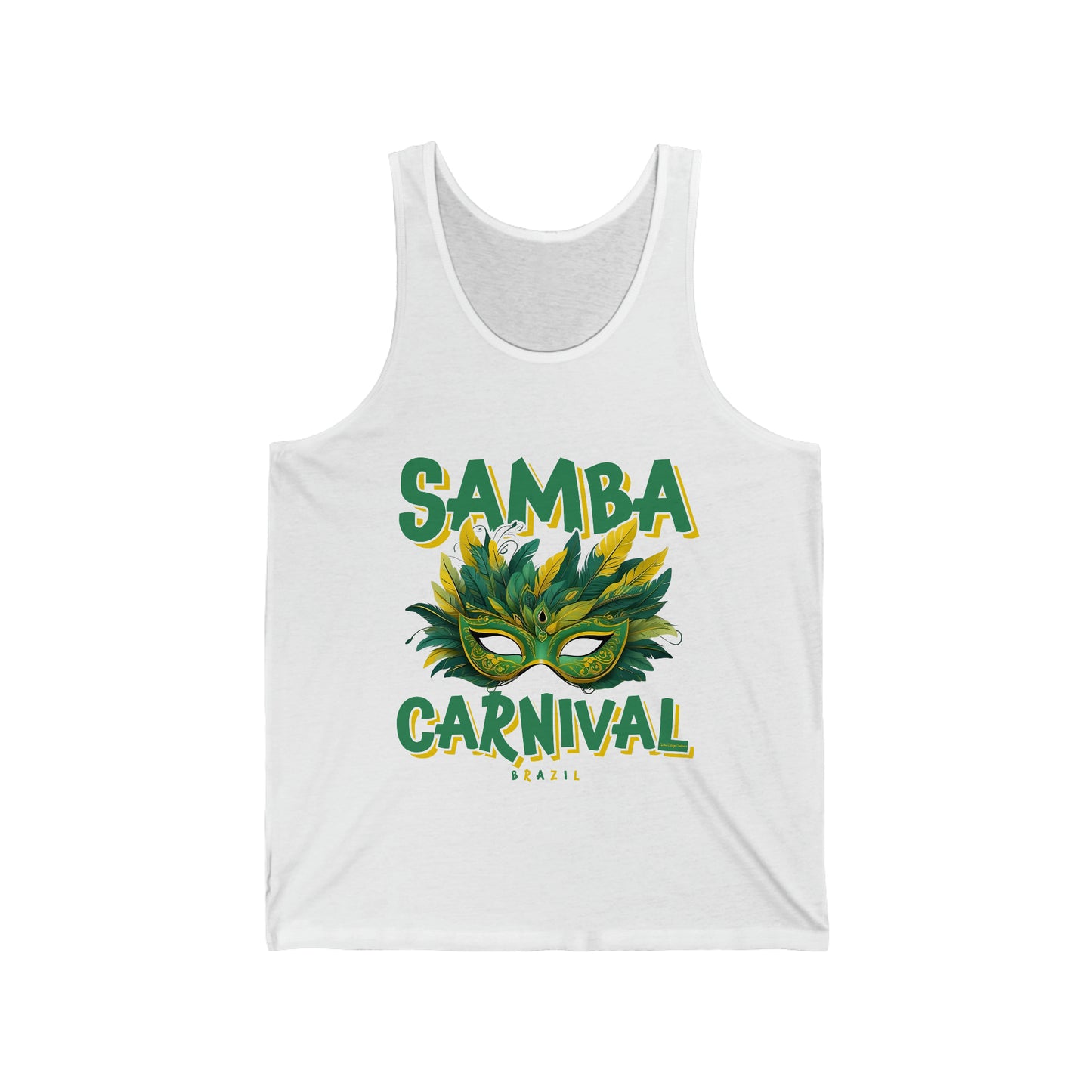 Samba Rio de Janeiro Carnival Unisex Jersey Tank