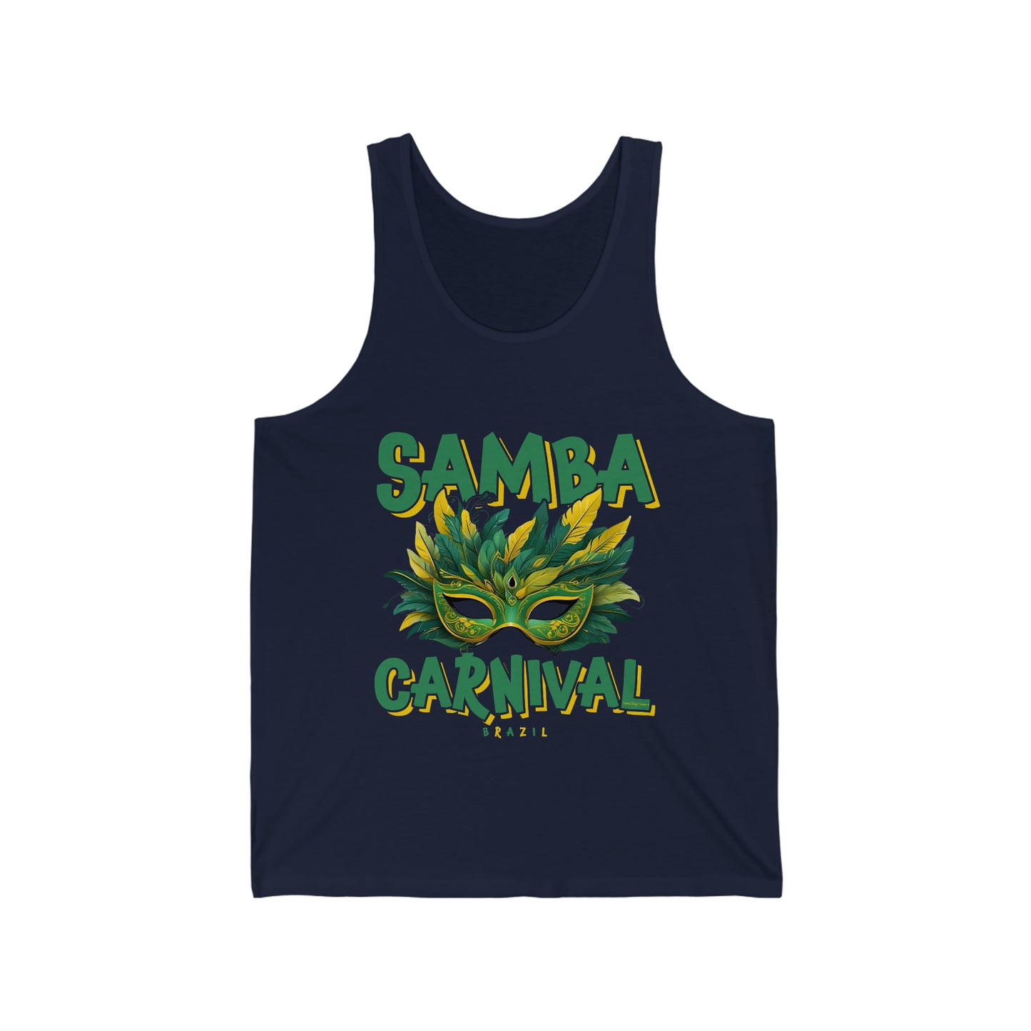 Samba Rio de Janeiro Carnival Unisex Jersey Tank