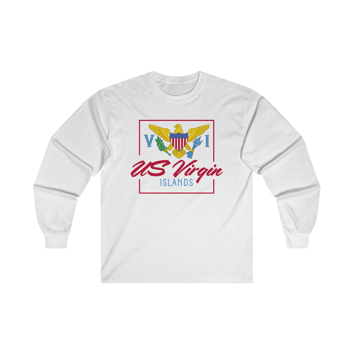 US Virgin Islands Ultra Cotton Long Sleeve Tee