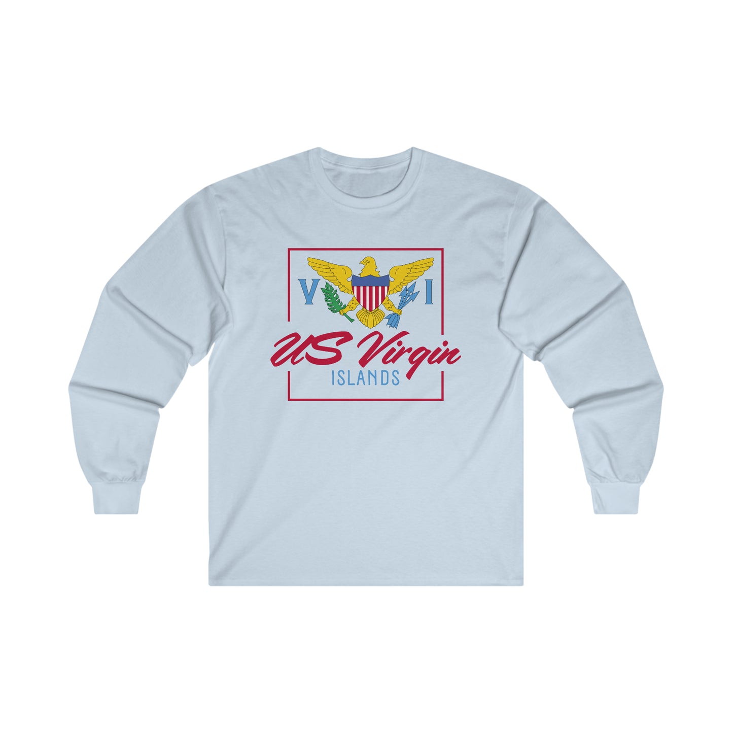 US Virgin Islands Ultra Cotton Long Sleeve Tee