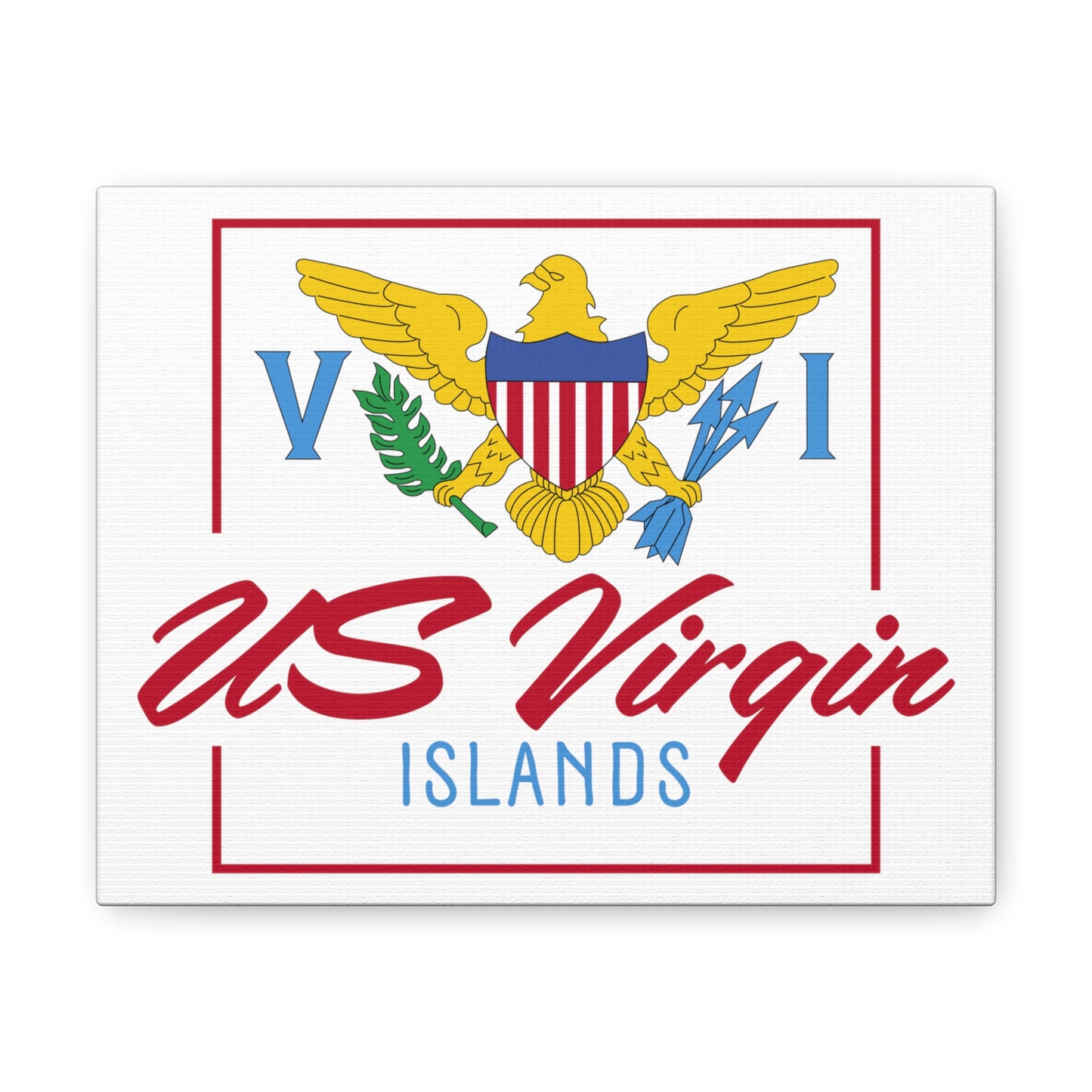 US Virgin Islands Canvas Gallery Wraps