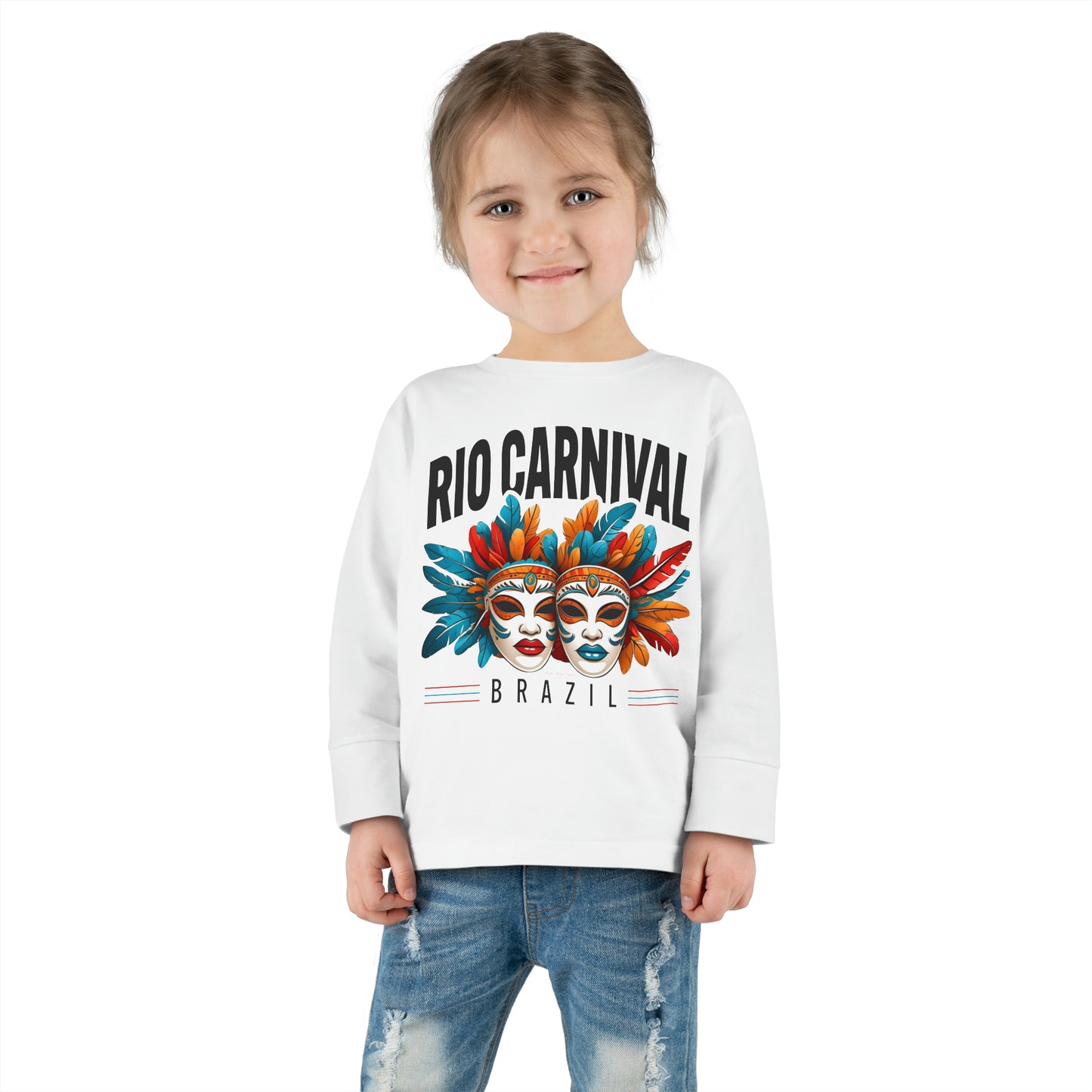 Rio de Janeiro Carnival Toddler Long Sleeve Tee