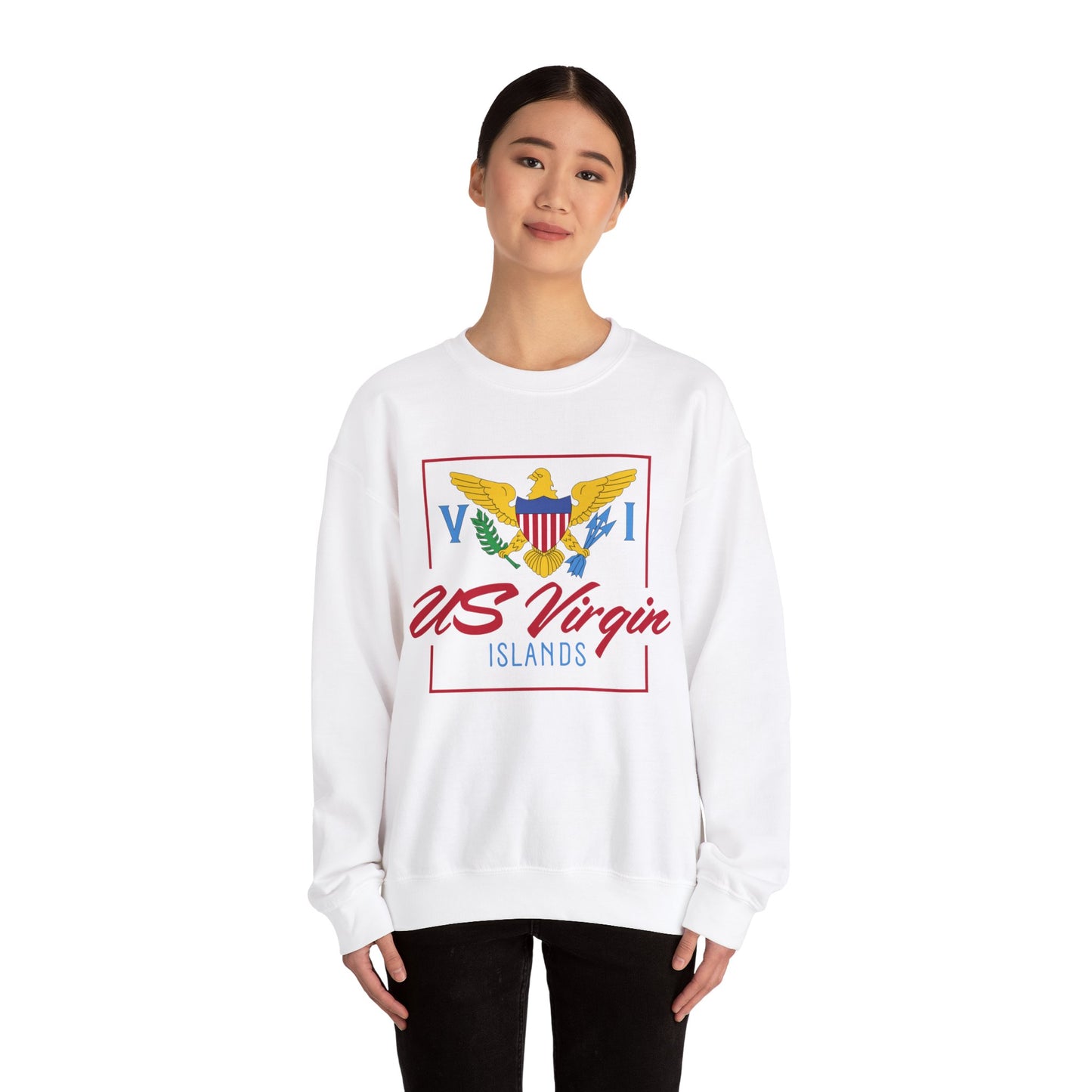 US Virgin Islands Unisex Heavy Blend™ Crewneck Sweatshirt