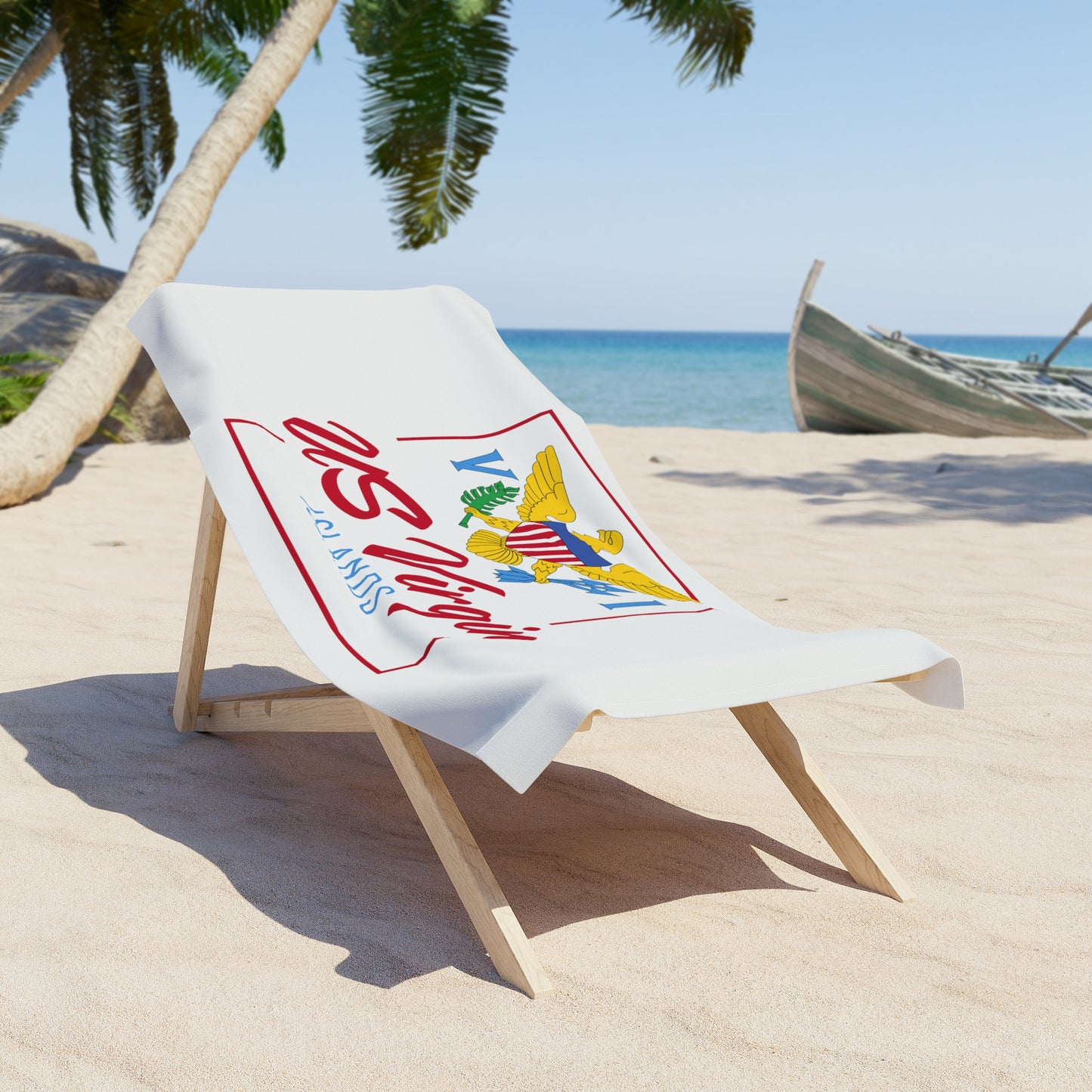 US Virgin Islands Beach Towel