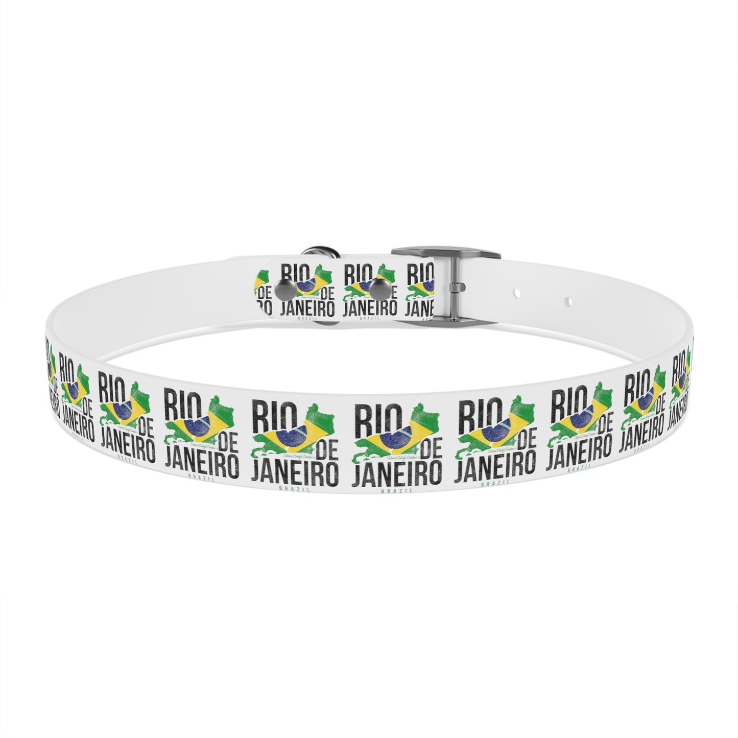 Brazil Flag Dog Collar