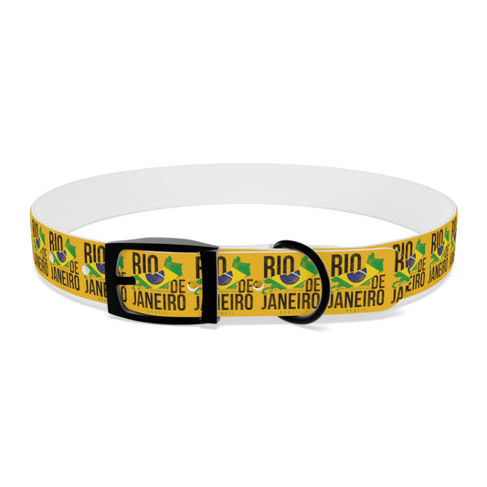 Brazil Flag Dog Collar