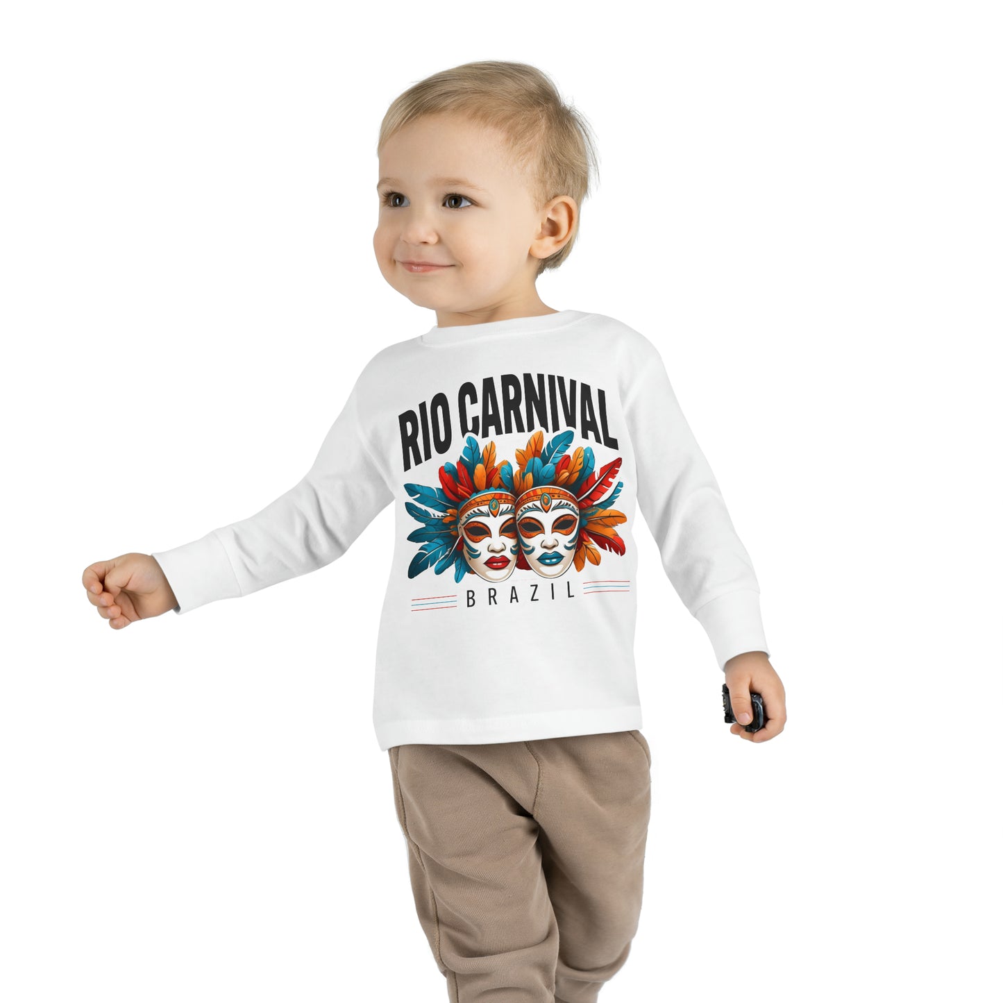 Rio de Janeiro Carnival Toddler Long Sleeve Tee