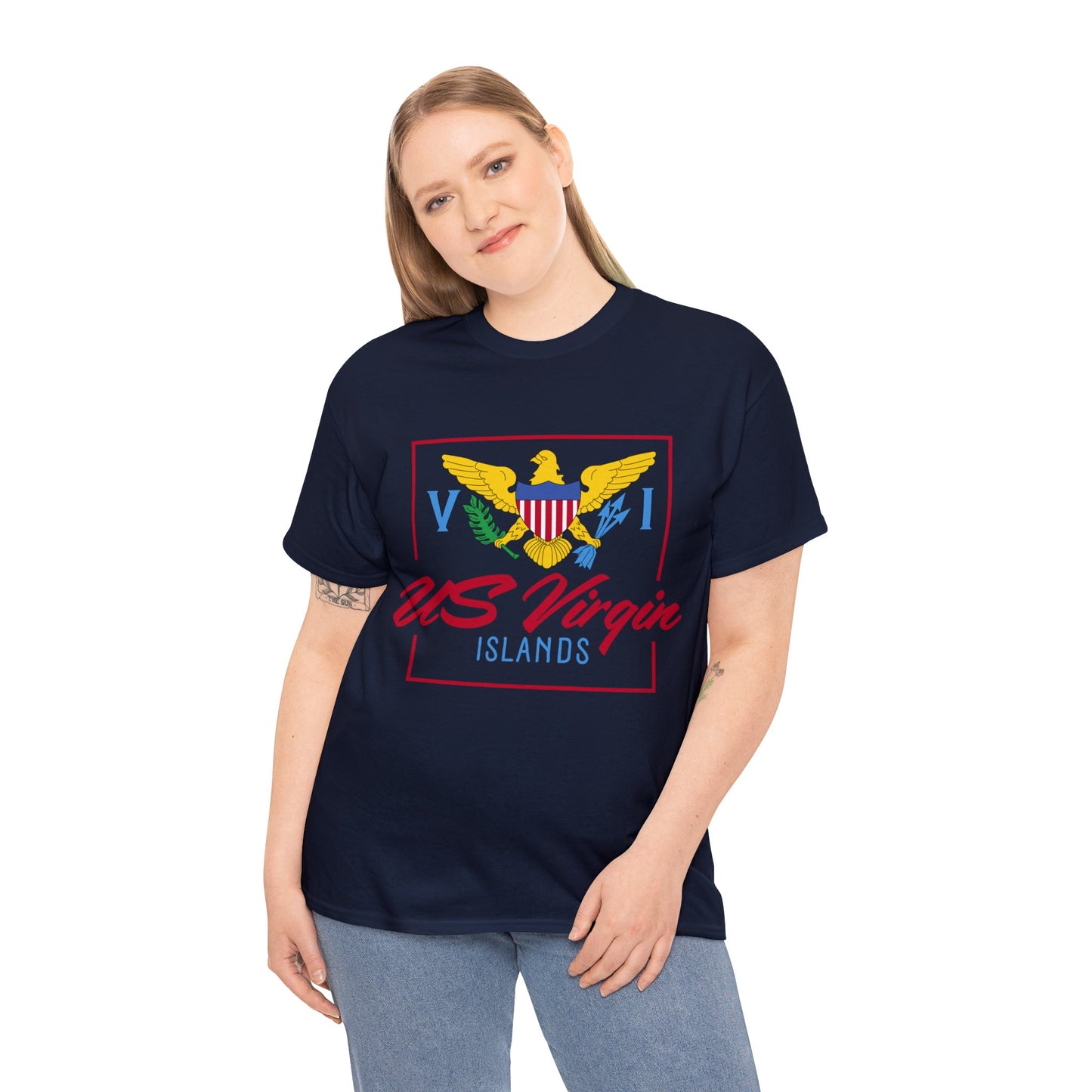 US Virgin Islands Unisex Heavy Cotton Tee