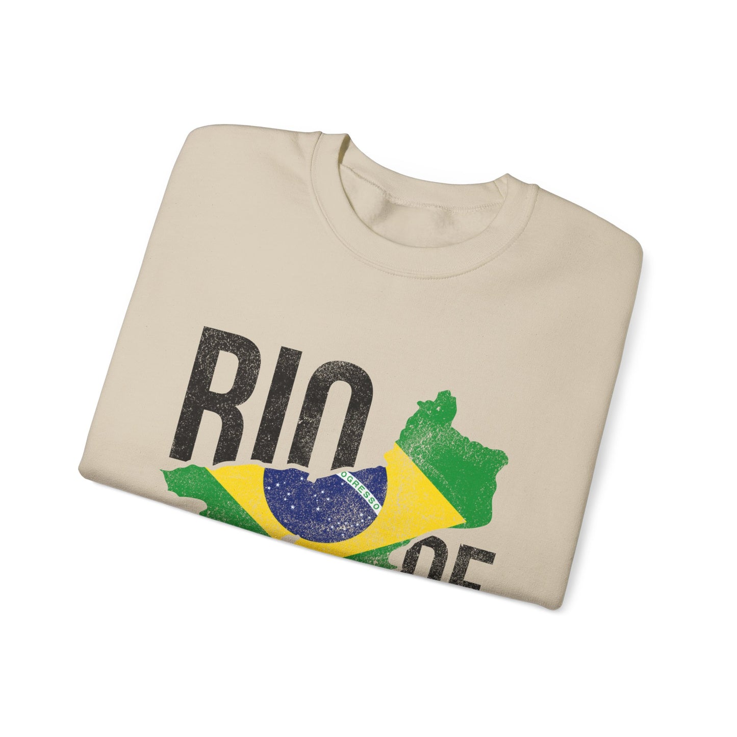 Brazil Flag Unisex Heavy Blend™ Crewneck Sweatshirt