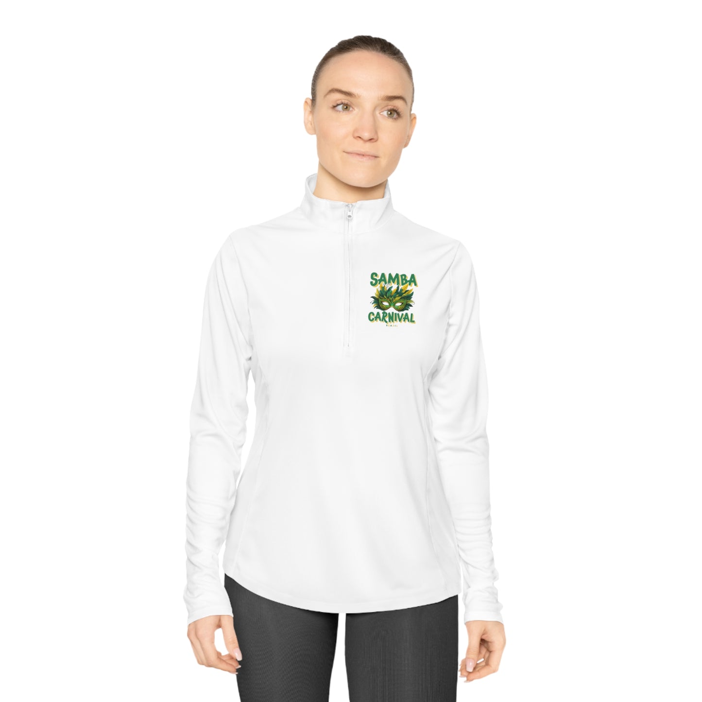 Samba Carnival Ladies Quarter-Zip Pullover