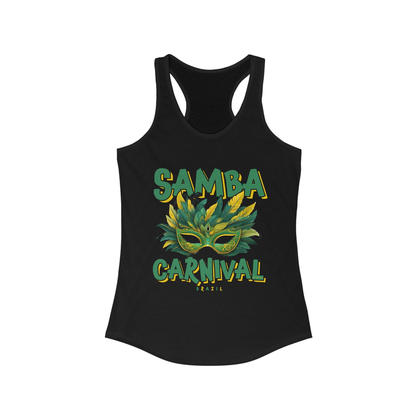 Samba Rio de Janeiro Carnival Women's Ideal Racerback Tank