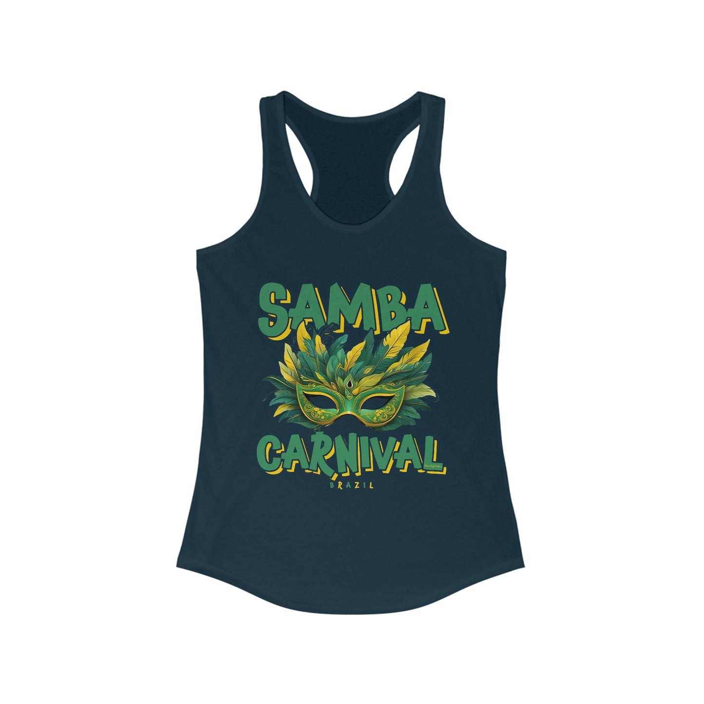 Samba Rio de Janeiro Carnival Women's Ideal Racerback Tank