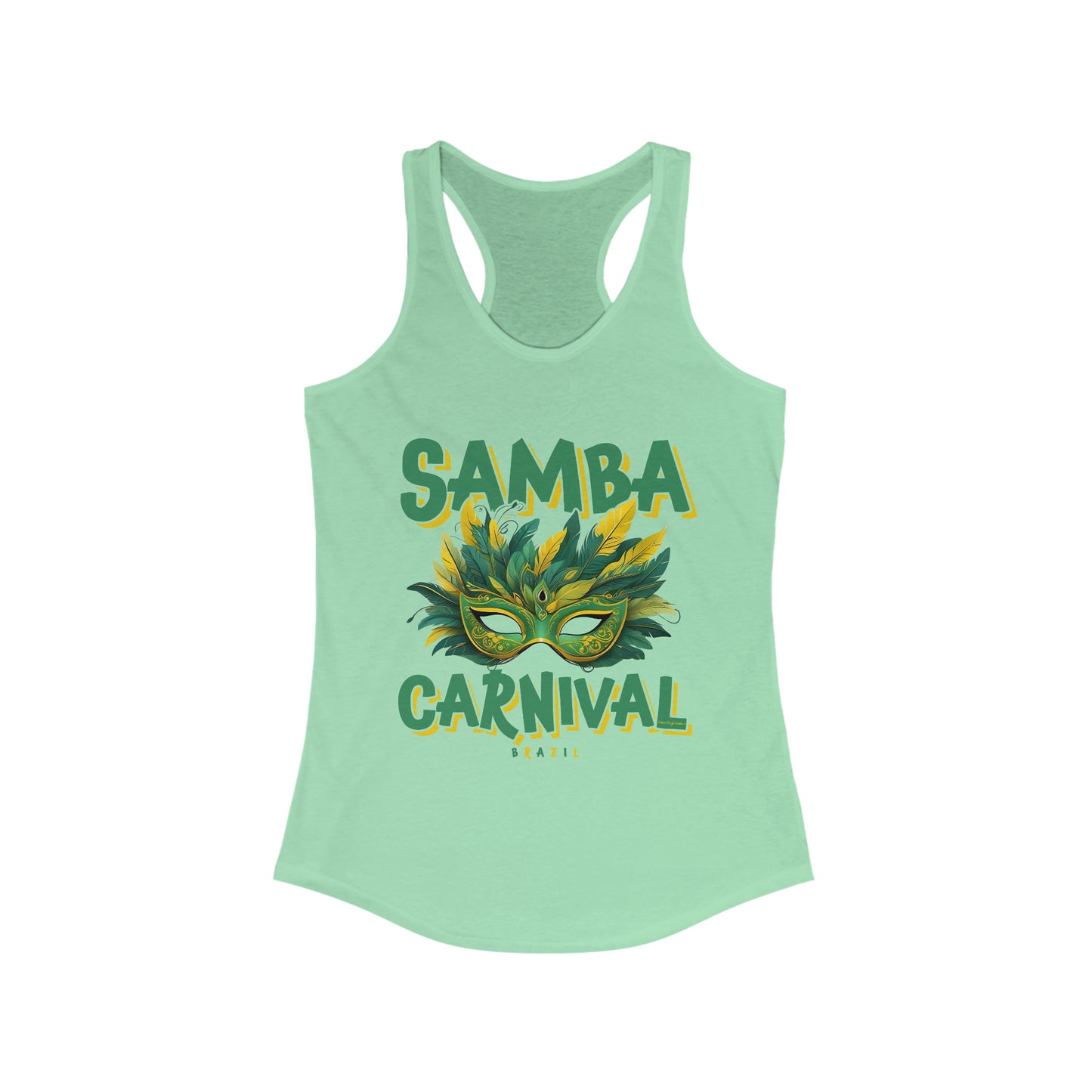 Samba Rio de Janeiro Carnival Women's Ideal Racerback Tank