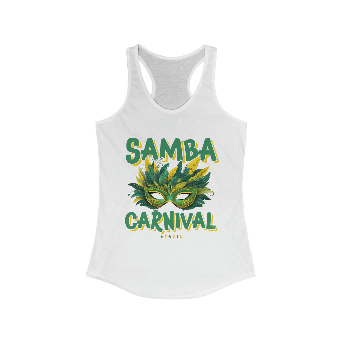 Samba Rio de Janeiro Carnival Women's Ideal Racerback Tank