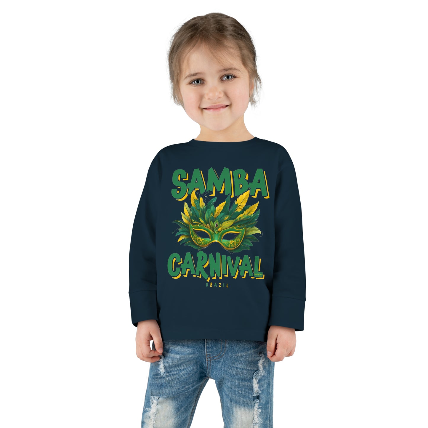 Samba Rio de Janeiro Carnival Toddler Long Sleeve Tee