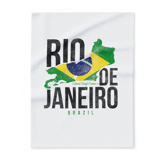 Brazil Flag Arctic Fleece Blanket