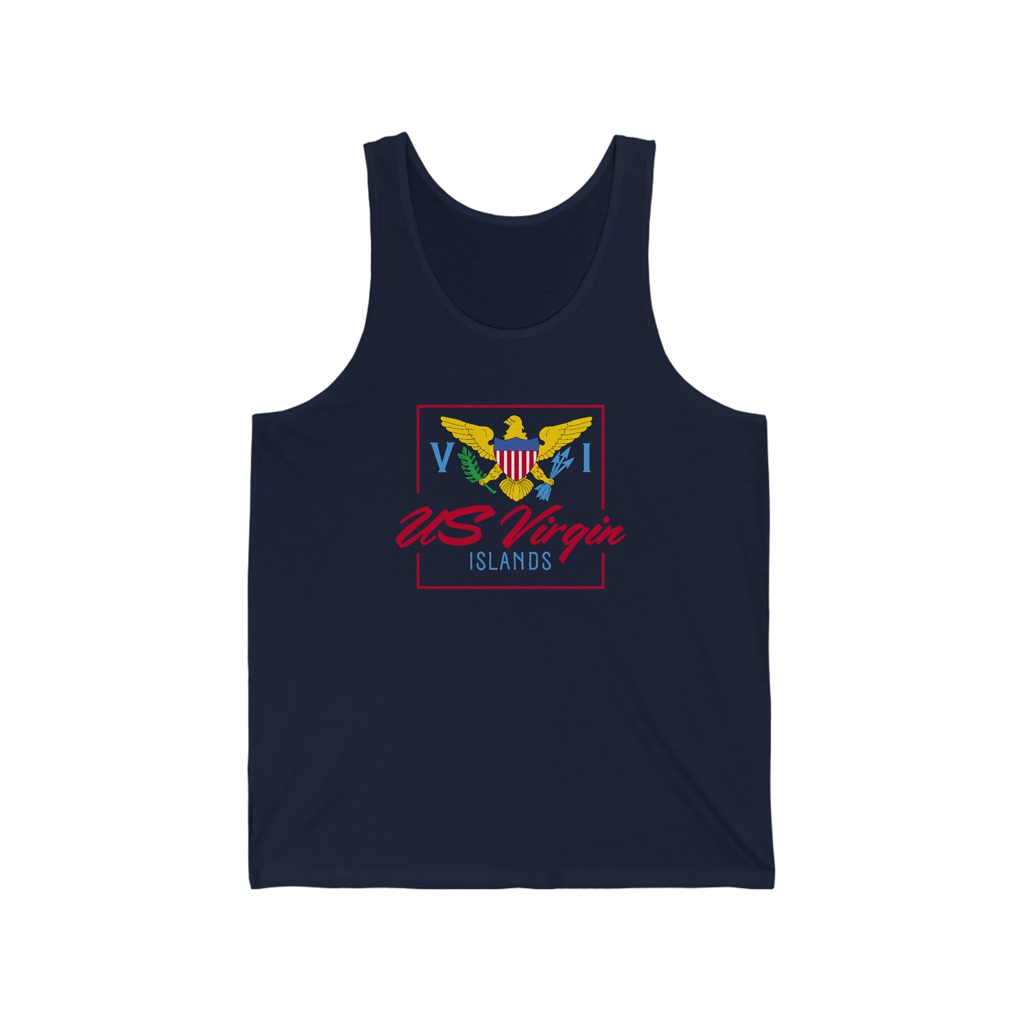 US Virgin Islands Unisex Jersey Tank