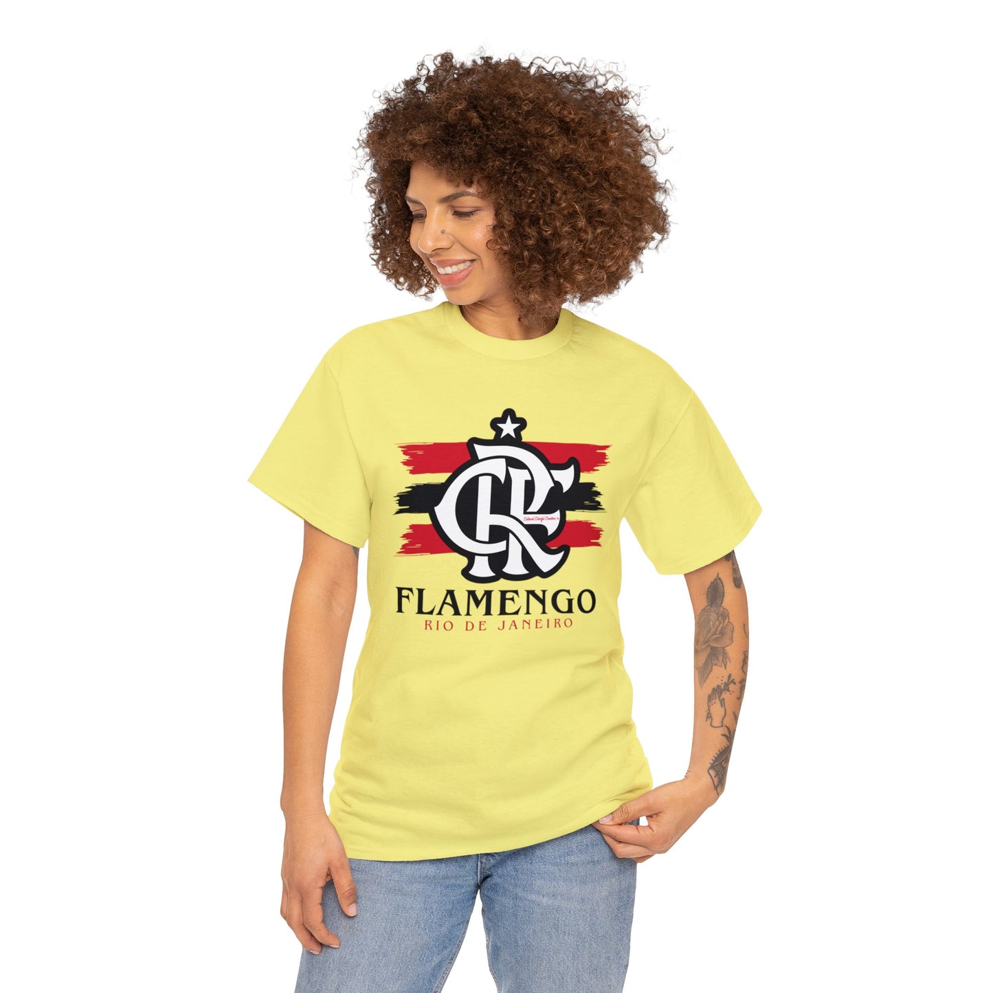 Brazil Soccer Unisex Heavy Cotton Tee