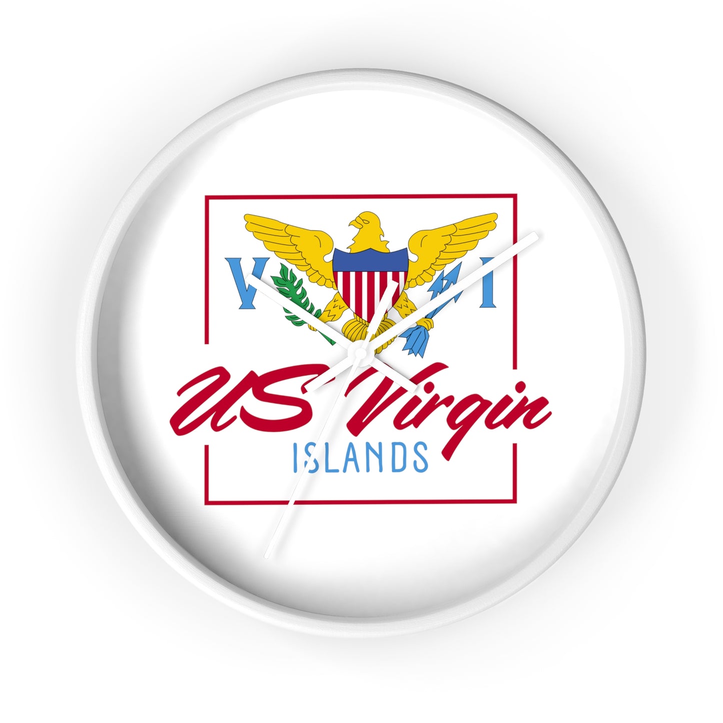 US Virgin Islands Wall Clock