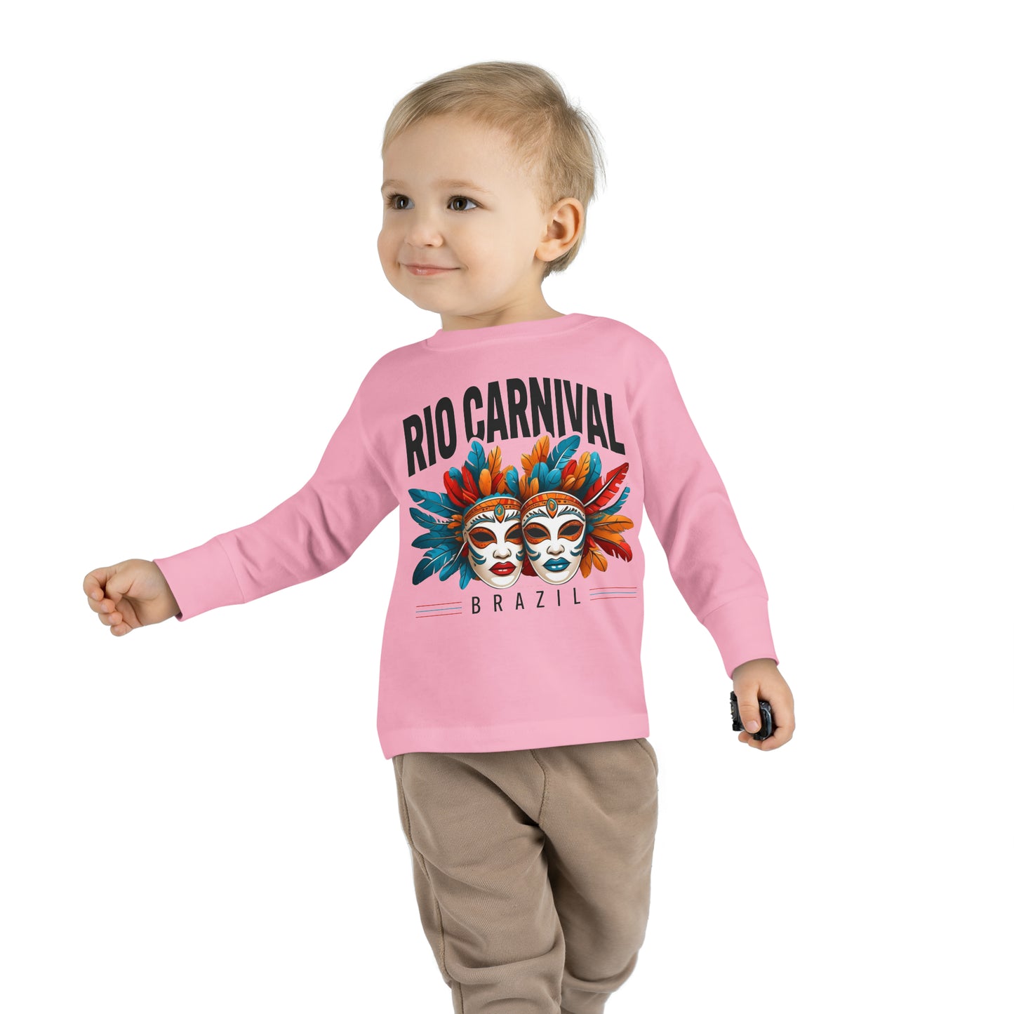 Rio de Janeiro Carnival Toddler Long Sleeve Tee